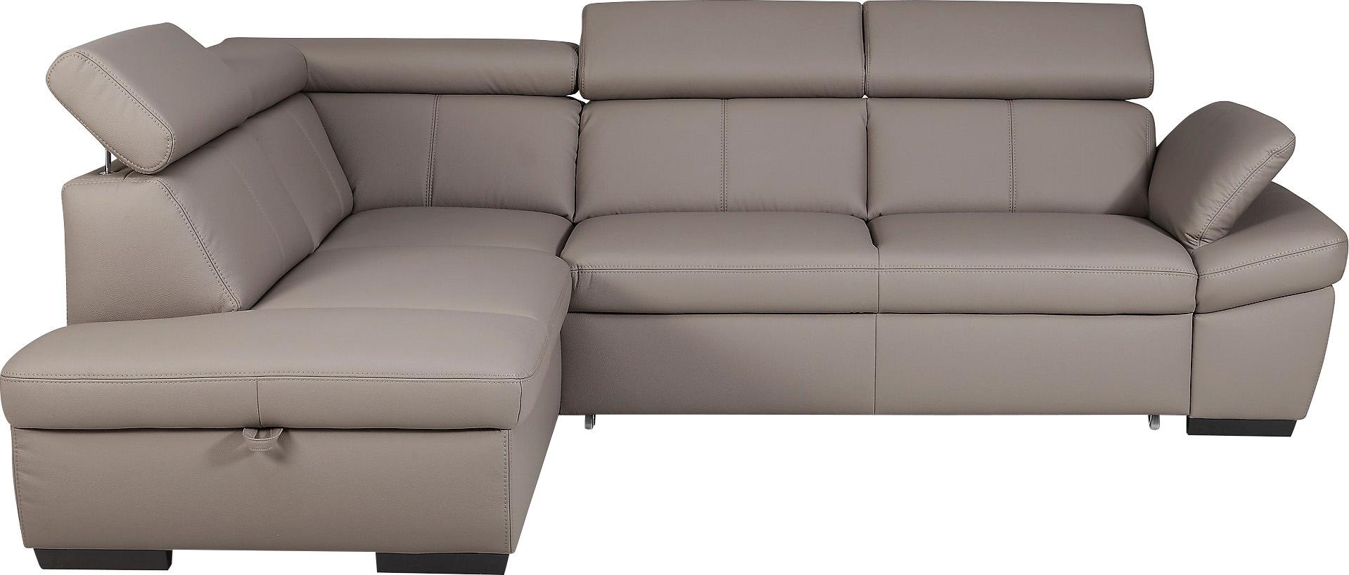 exxpo - sofa fashion Ecksofa »Salerno, Funktionssofa, hoher Sitzkomfort, Br günstig online kaufen