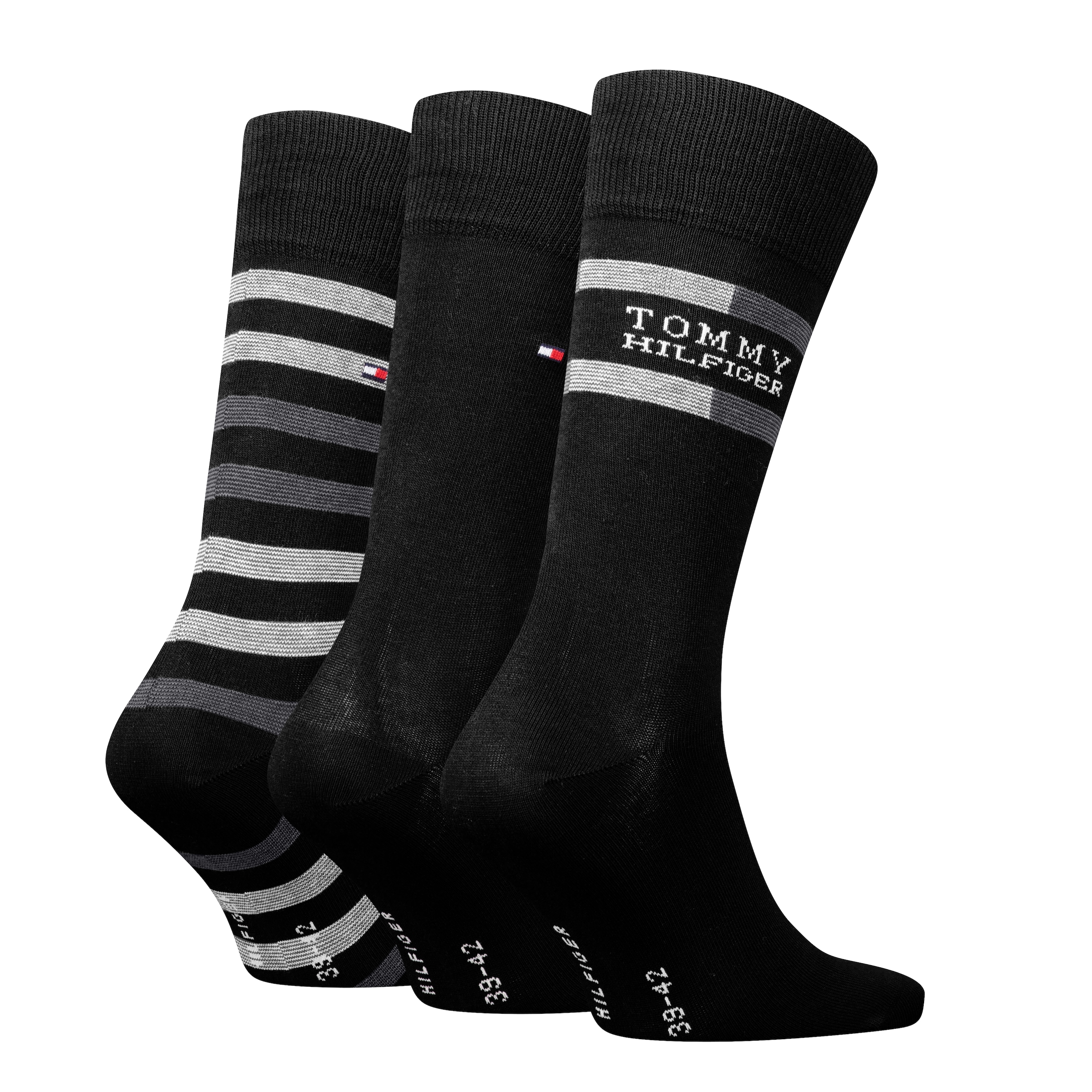 Tommy Hilfiger Socken »TH MEN SOCK 3P GIFTBOX TOMMY STRIPE« 3 Paar, 