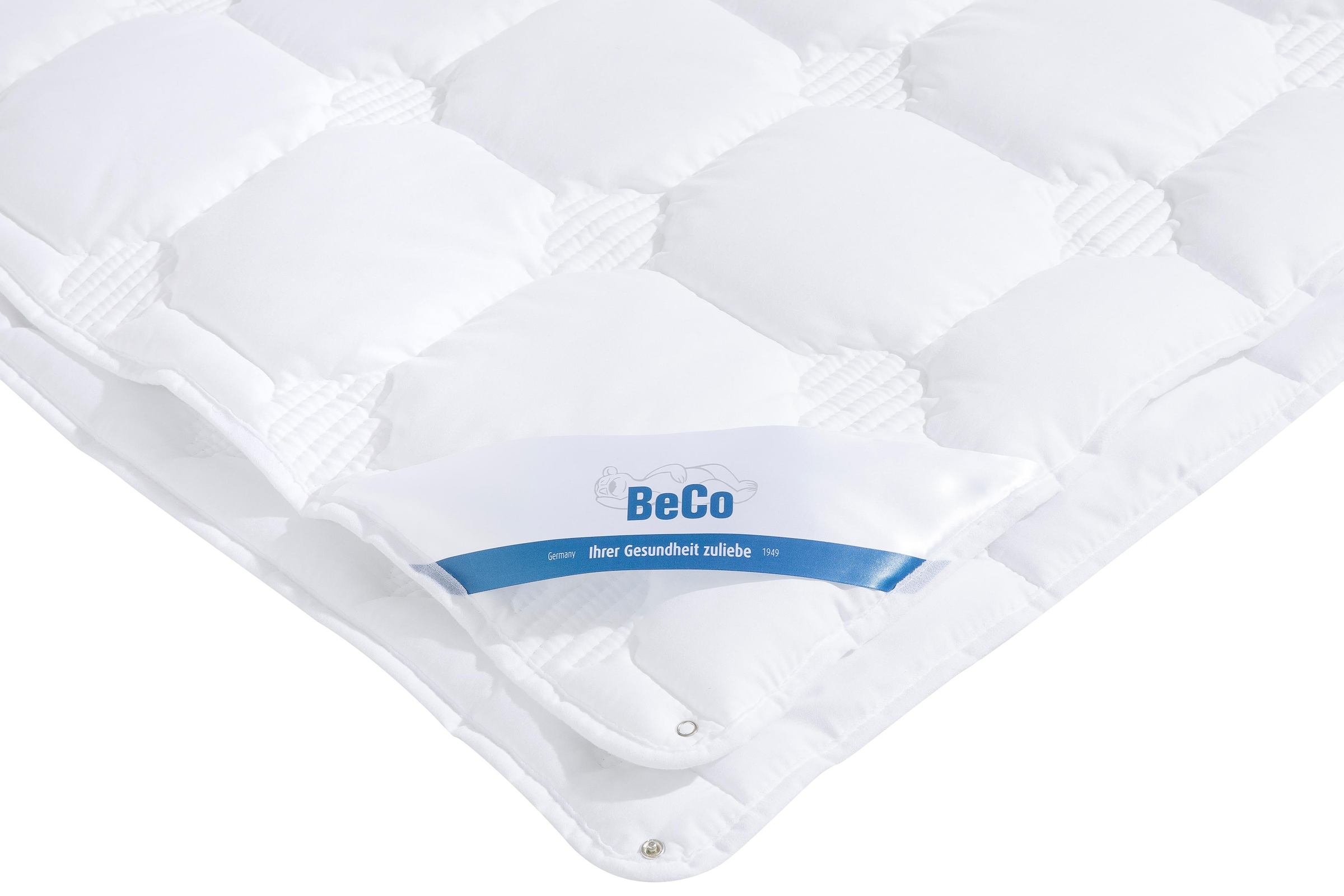 Beco Microfaserbettdecke »Bettdecke Medibett Cotton Soft, in 4 Wärmeklassen erhältlich«, Füllung Polyester, (1 St.), Von Haus & Garten mit Testurteil: "Sehr gut" bewertet - getestet wurde die Gr. 135x200 cm, Warm