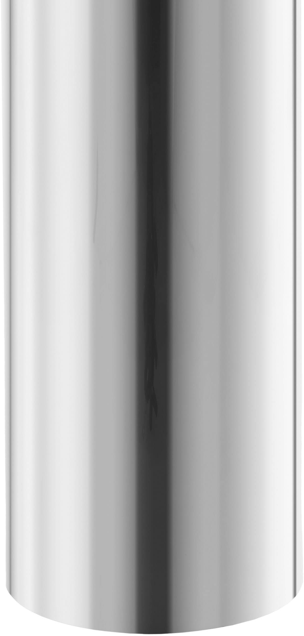 Kayoom Beistelltisch »Ontario 125, Runde  Glasplatte aus Sicherheitsglas, 100% Edelstahl« 1 Stk. tlg. Minimalistisches Design, Säulengestell, pflegeleicht