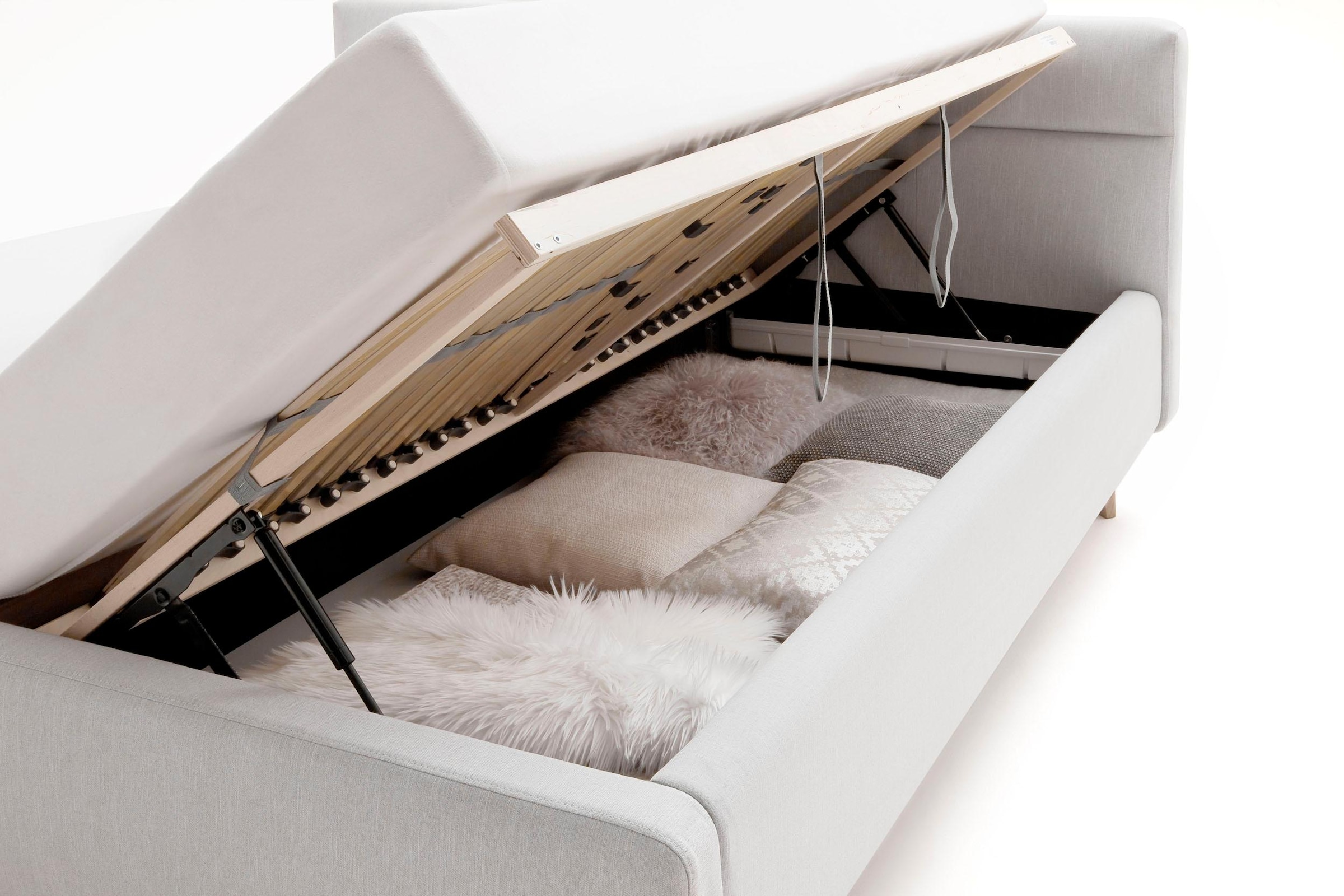 4. Bild von meise.möbel Polsterbett »Lotte«, mit Lattenrost und Bettkasten