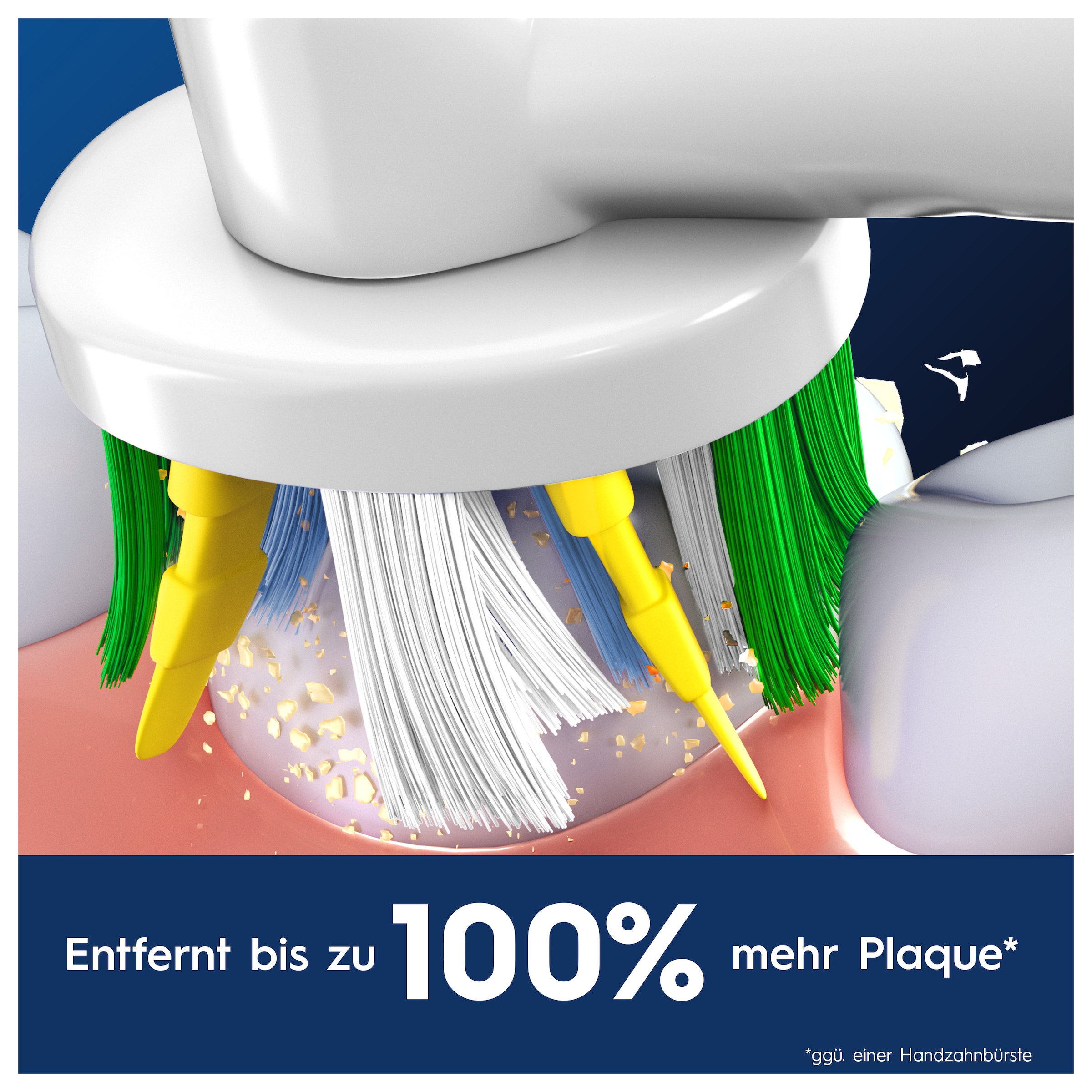 Oral-B Aufsteckbürsten »Pro Tiefenreinigung« Tiefe Zahnreinigung mit innovativen X-förmigen Borsten