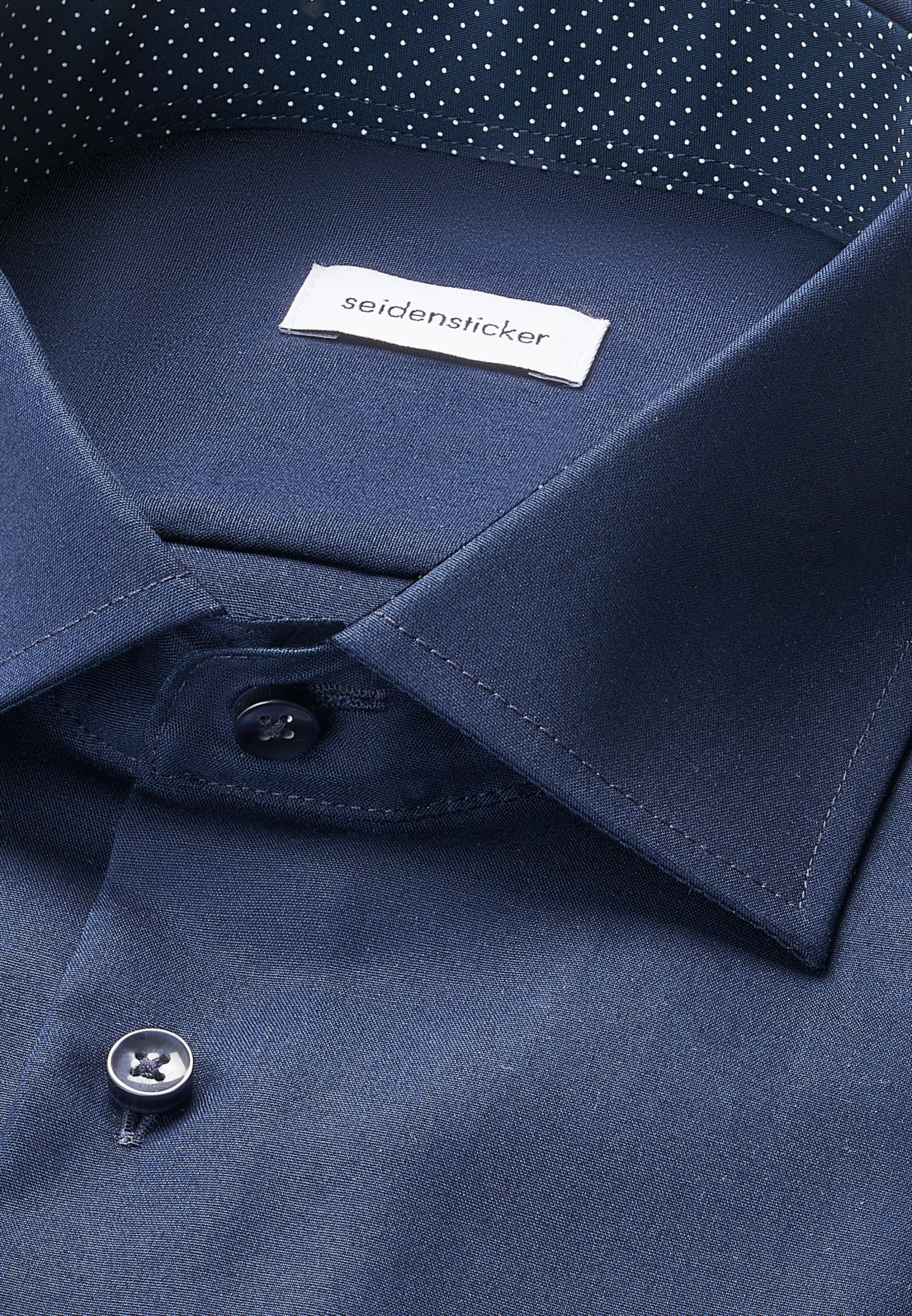 seidensticker Businesshemd »Schwarze Rose« Regular 1/1 Kentkragen Uni