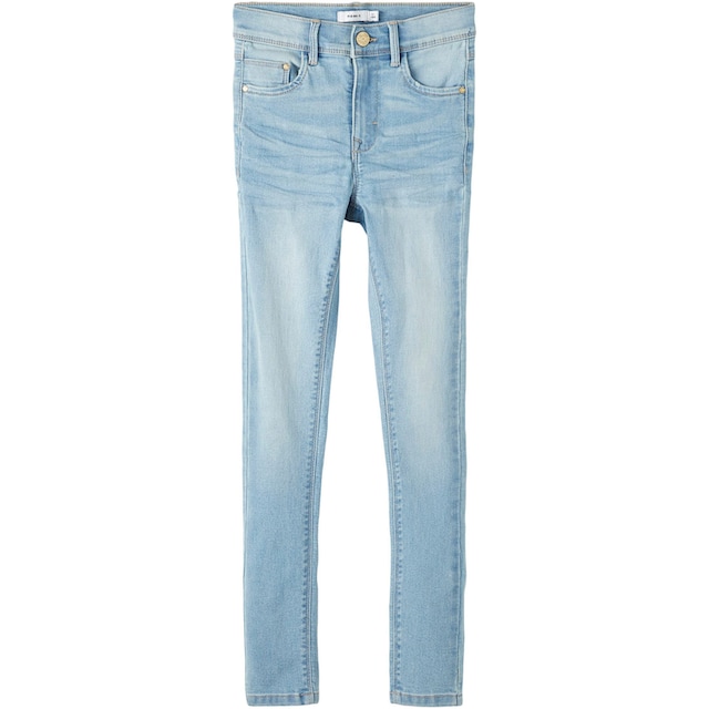 Name It Skinny-fit-Jeans »NKFPOLLY DNMTHRIS HW PANT PB« jetzt im %Sale