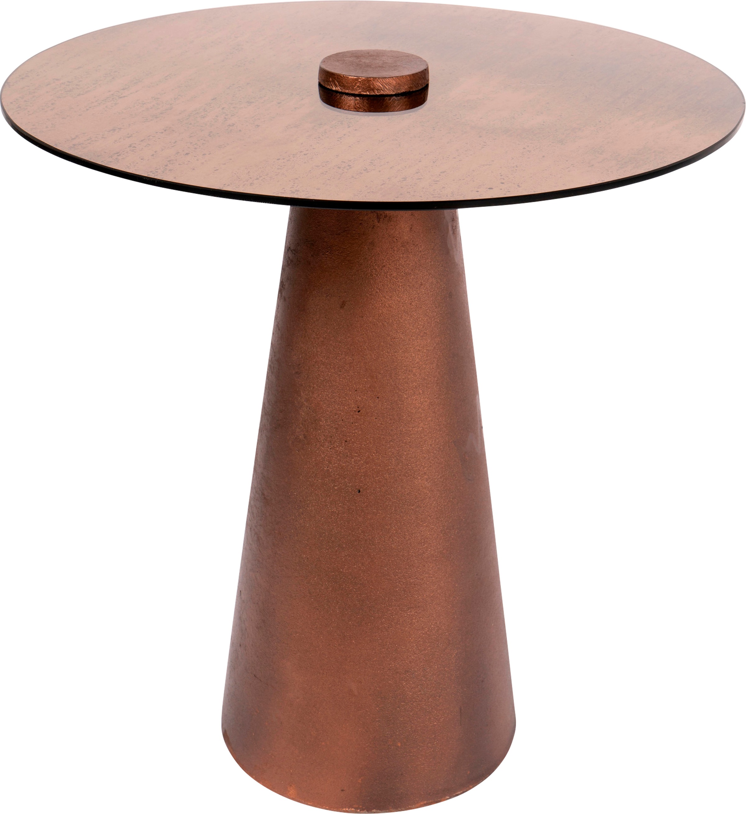 KAYOOM Beistelltisch »Scotch 225, Glasplatte metallic-marmoriert« 1 Stk. tlg. Glasplatte metallic-marmoriert, modernes Design, pflegeleicht Kupfer