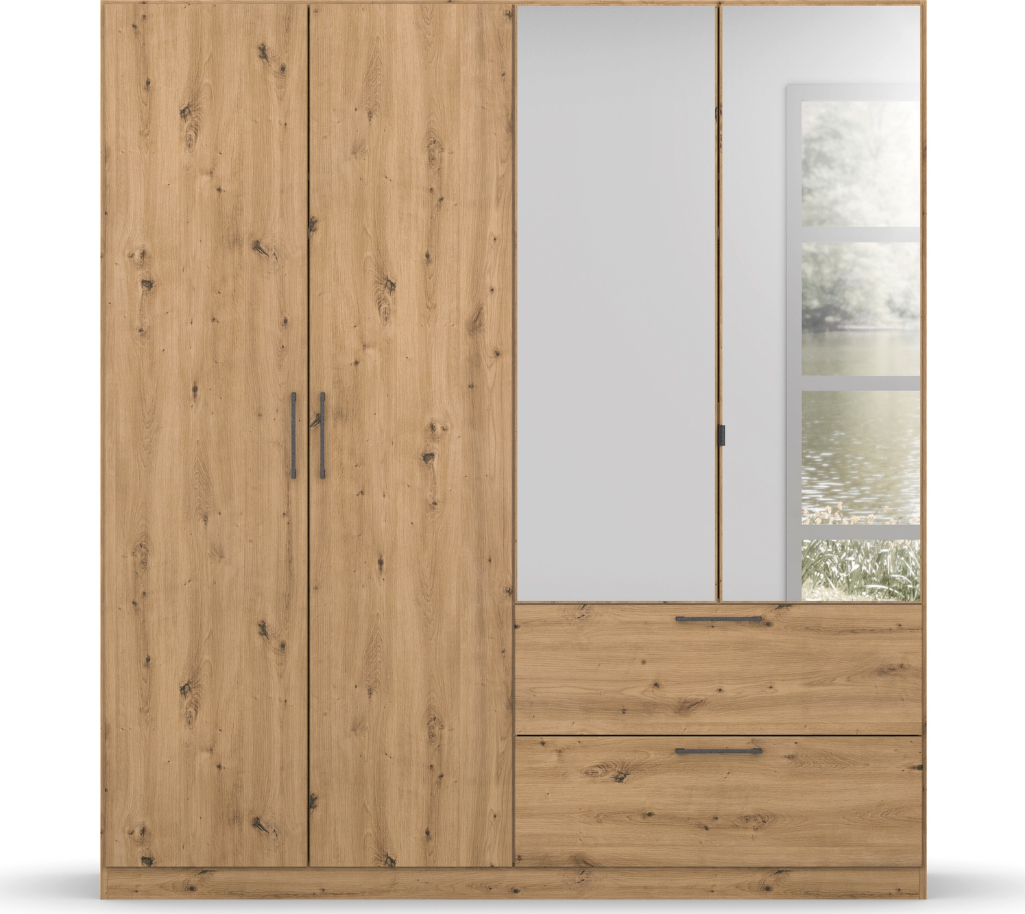 INOSIGN BY RAUCH Schlafzimmer-Set »Komplettschlafzimmer Schlafzimmer Challenger (Set 4-teilig)«, Schrank 2 Breiten, Bett 3 Breiten, 2 Nachttische MADE IN GERMANY