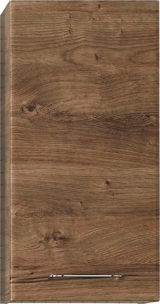 Saphir Hängeschrank »Quickset Wand-Badschrank 35 cm breit mit 1 Tür, 2 Einlegeböden«, Badezimmer-Hängeschrank inkl. Türdämpfer, Griffe in Chrom Glanz
