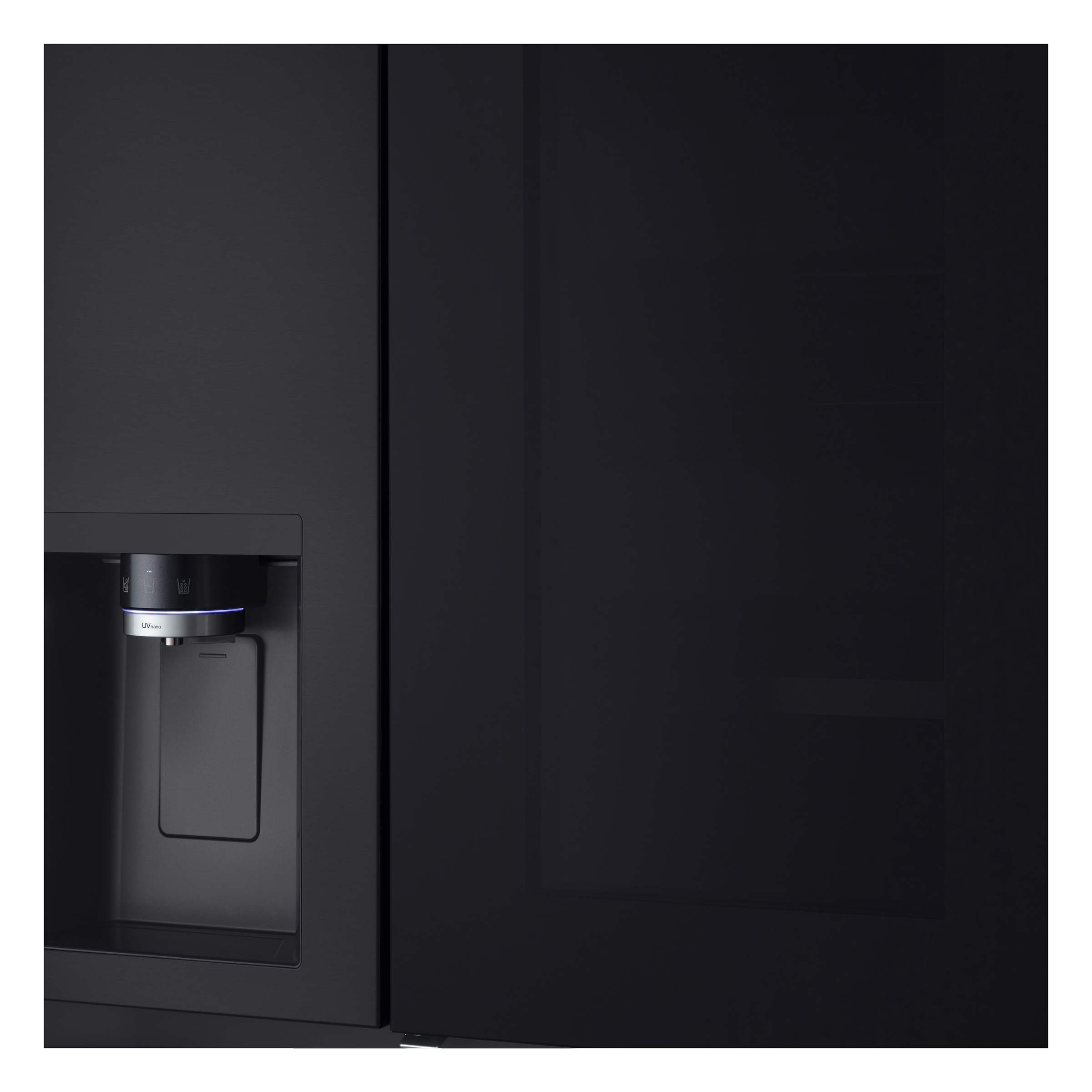 LG Side-by-Side X-Serie »GSXE90EVAD«, großes Wein- und Flaschenregal