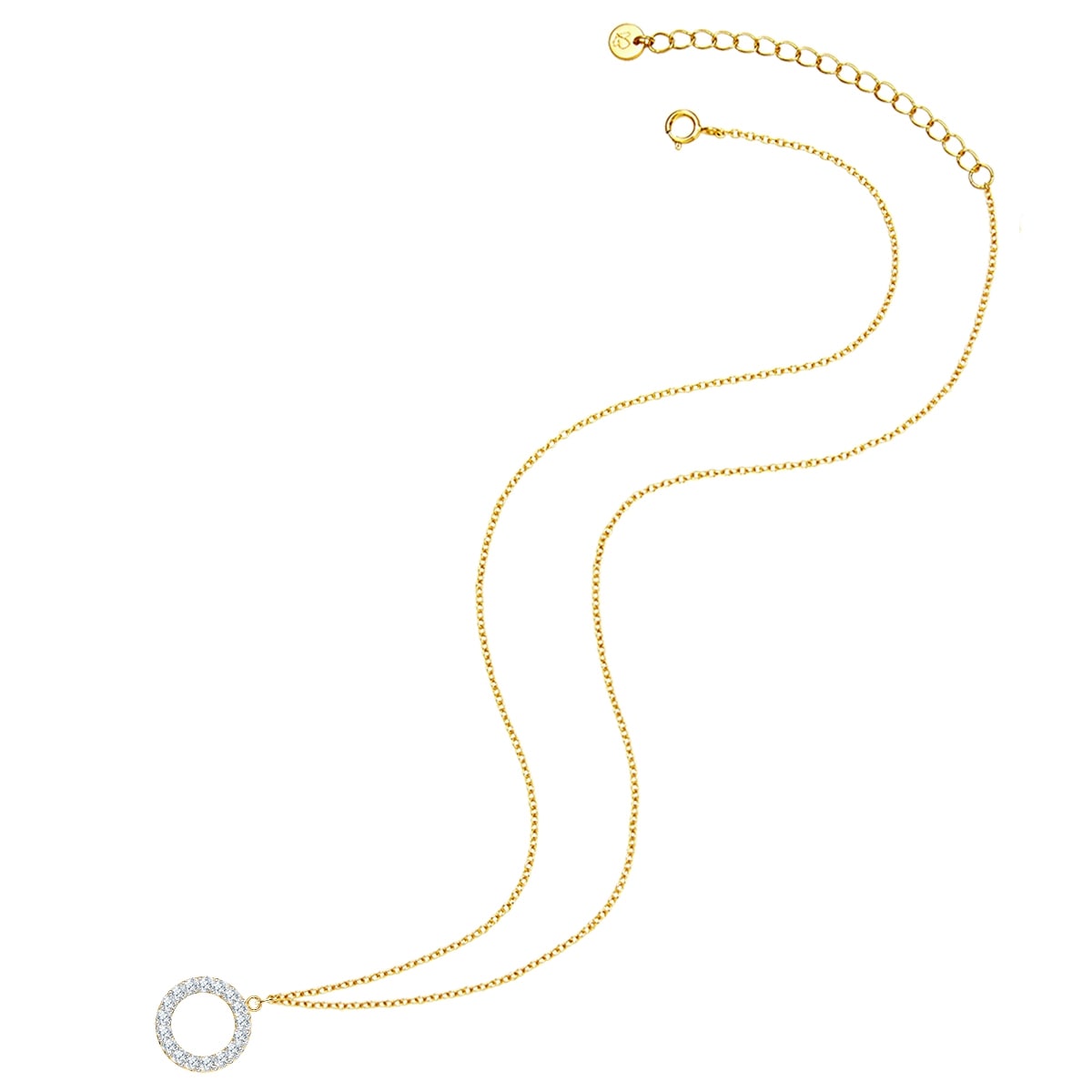 Glanzstücke München Kette mit Anhänger »GSM1944« mit Buchstaben-Anhänger