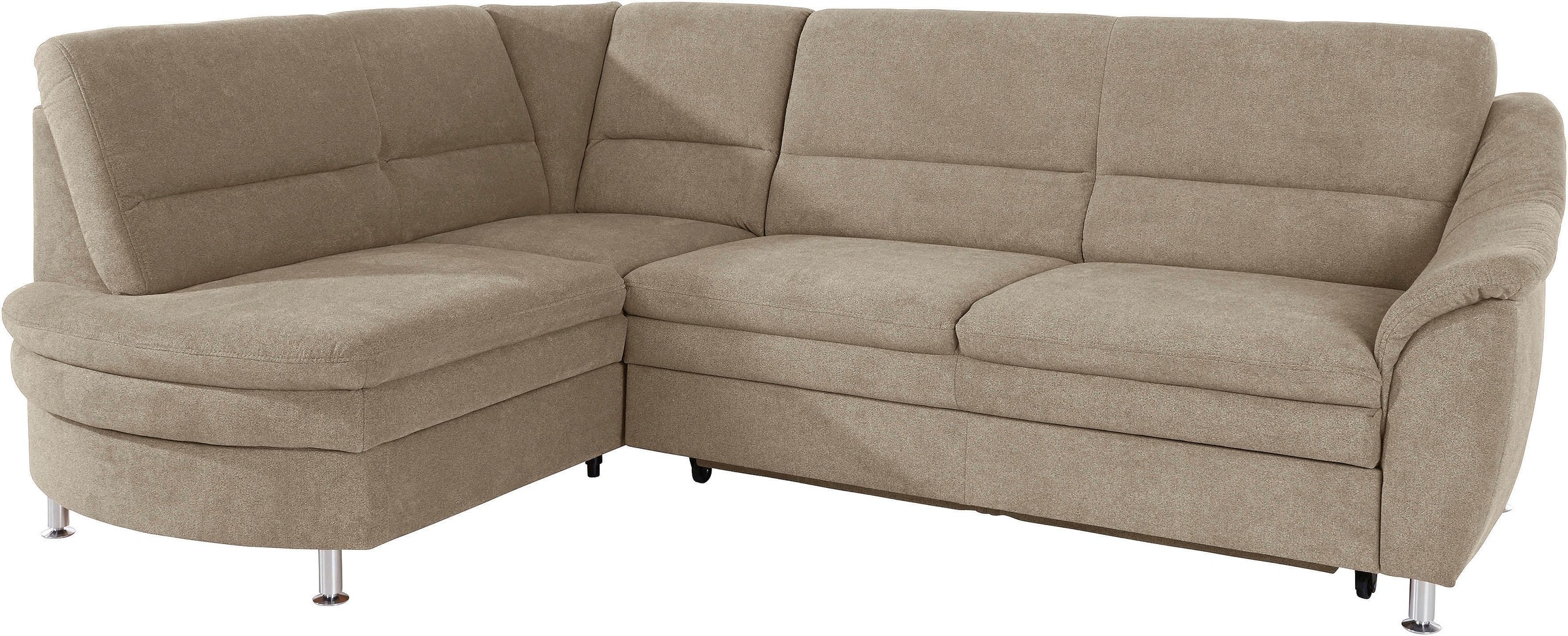 Home affaire Ecksofa »Cardoso L-Form« Federkern, wahlweise mit Bett, Schubk günstig online kaufen