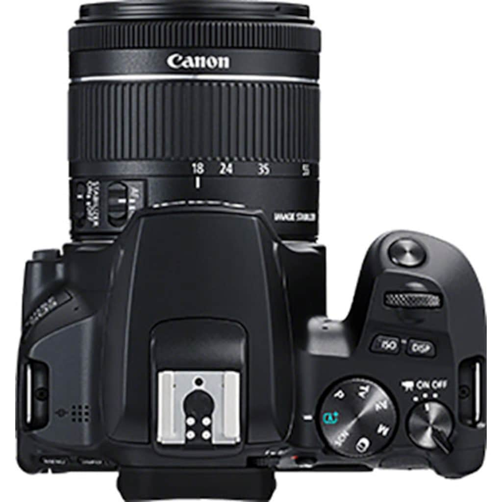 Canon Spiegelreflexkamera »EOS 250D«, EF-S 18-55mm f/4-5.6 IS STM, 24,1 MP, 3 fachx opt. Zoom, WLAN-Bluetooth