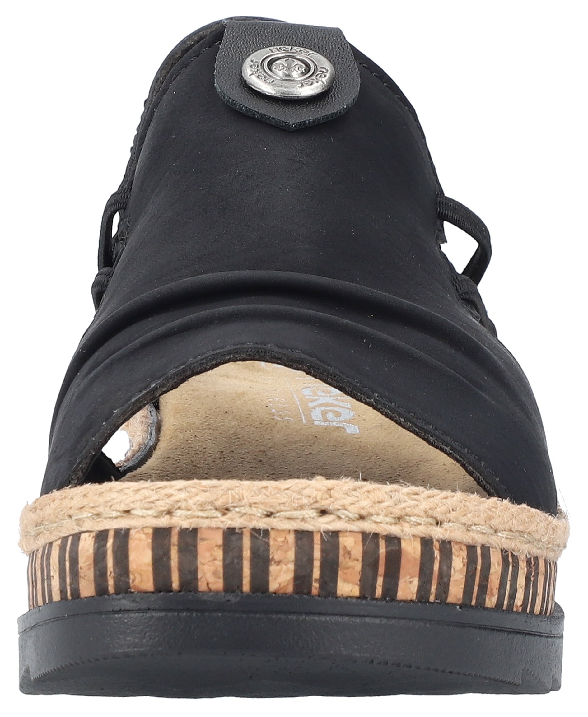 Rieker Plateausandale  Sommerschuh, Sandalette, modisches Plateau
