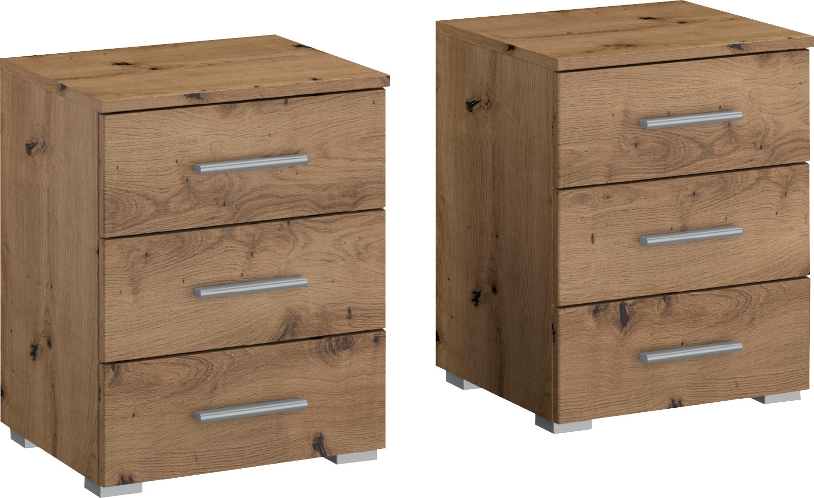 rauch Nachtkommode »Base«, (Set), 2er-Set, optional in moderner Hochglanz-Front