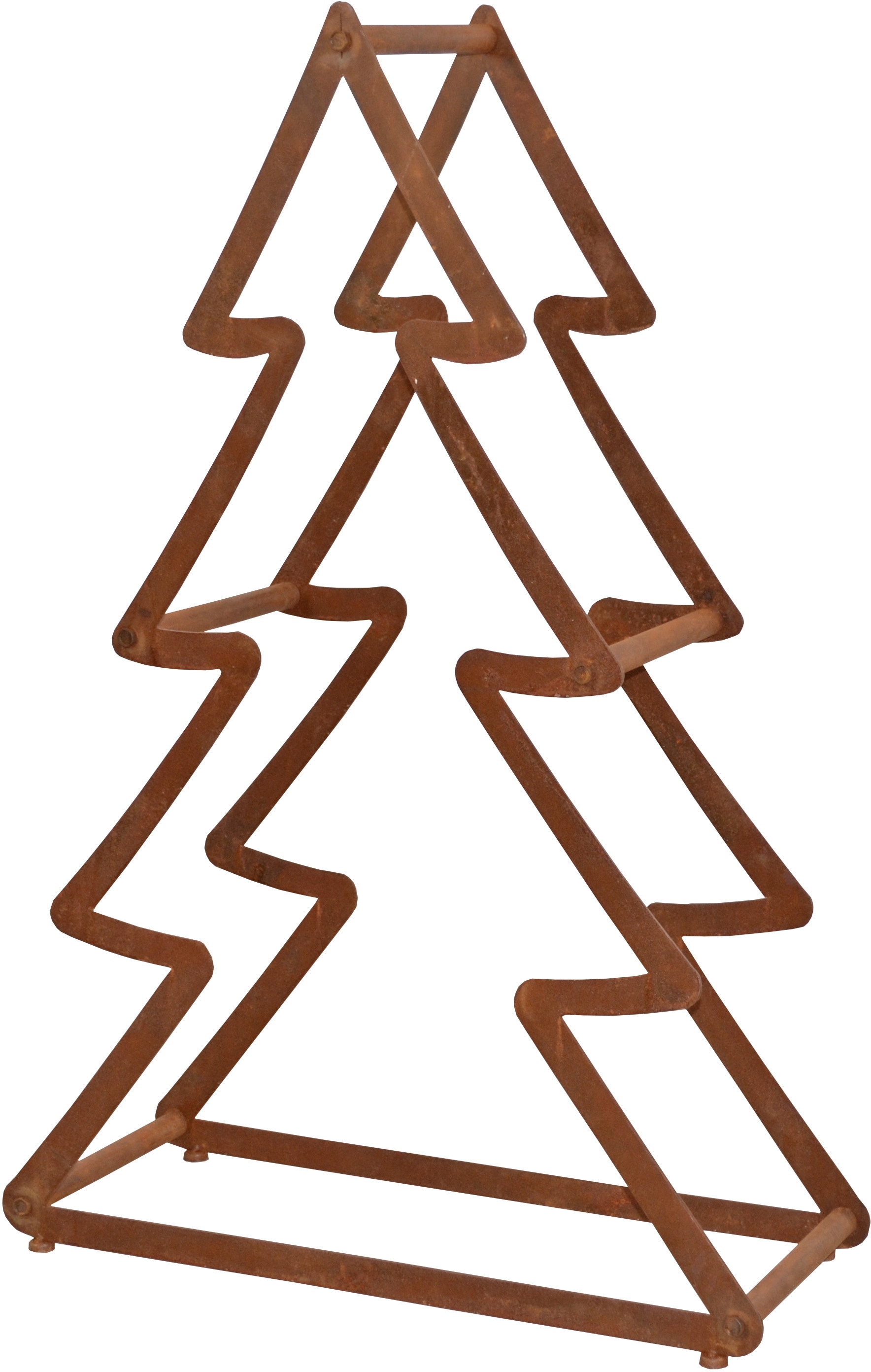 Dekobaum »Weihnachtsbaum«, mit 95 Oberfläche, Höhe aus kaufen Metall, cm online ca. rostiger
