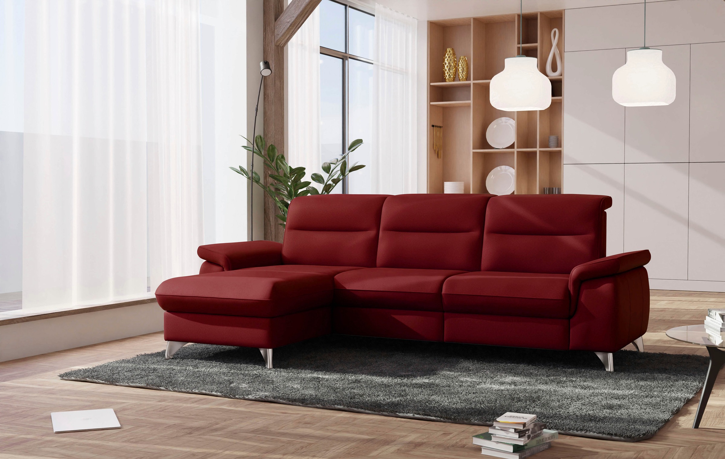 sit&more Ecksofa »Astoria L-Form«, wahlweise mit motorischer Relaxfunktion günstig online kaufen