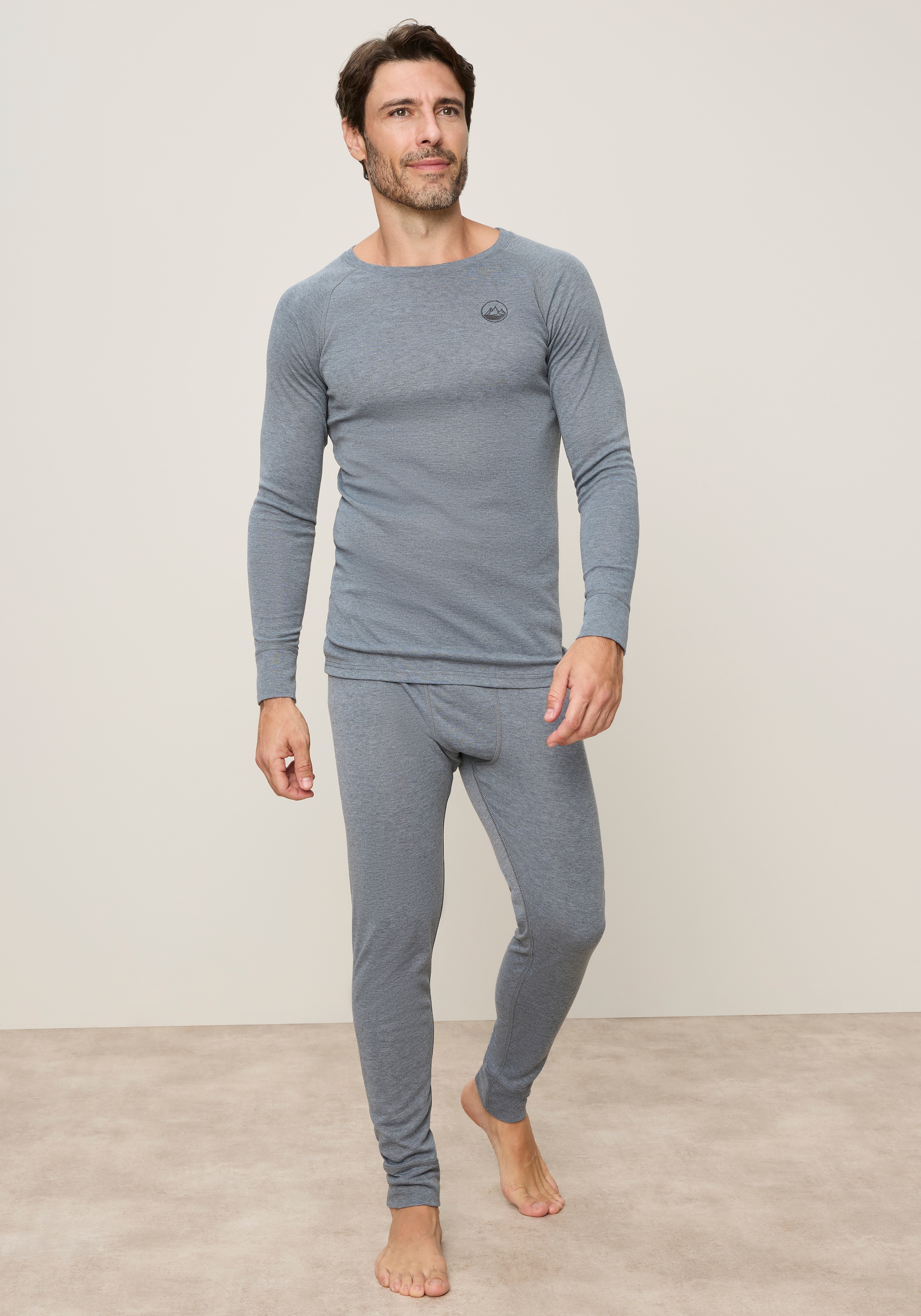 Polarino Thermounterhemd »hoher Wärmerückhalt und atmungsaktiv« Set, mit Thermounterhose, 2 Stk. "Skiwäsche-Set", Skiunterwäsche