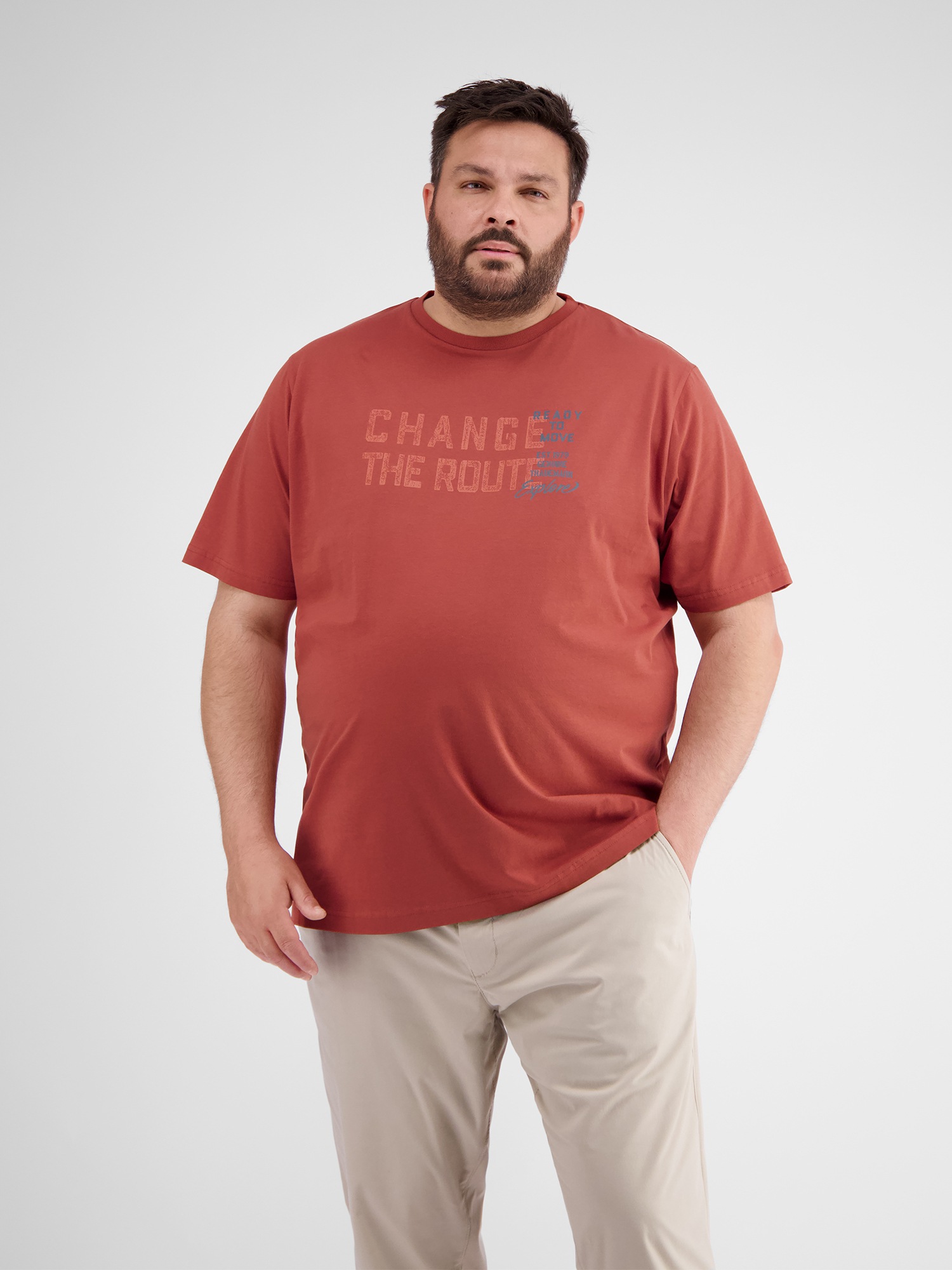 LERROS T-Shirt »LERROS T-Shirt mit Brustprint«