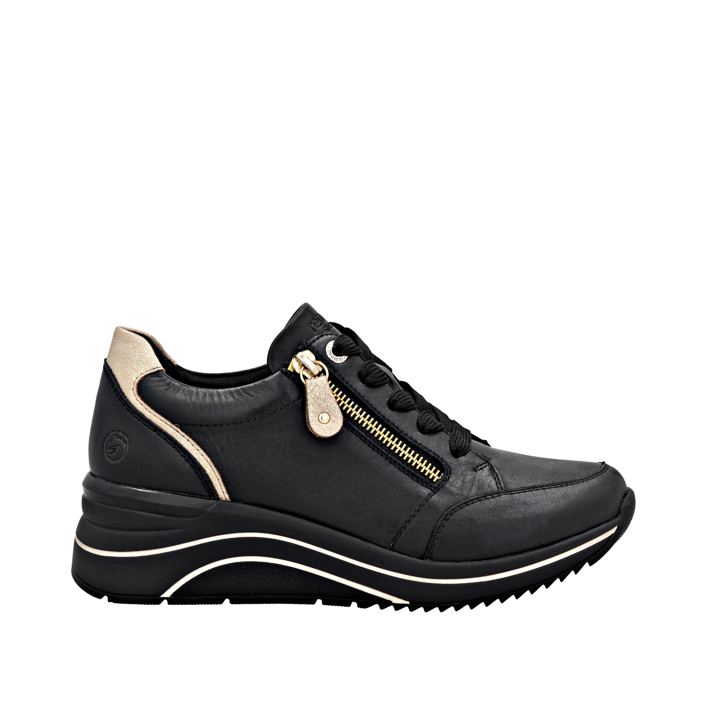 Remonte Keilsneaker  , Freizeitschuh, Halbschuh, Schnürschuh mit Rieker TEX-Membran