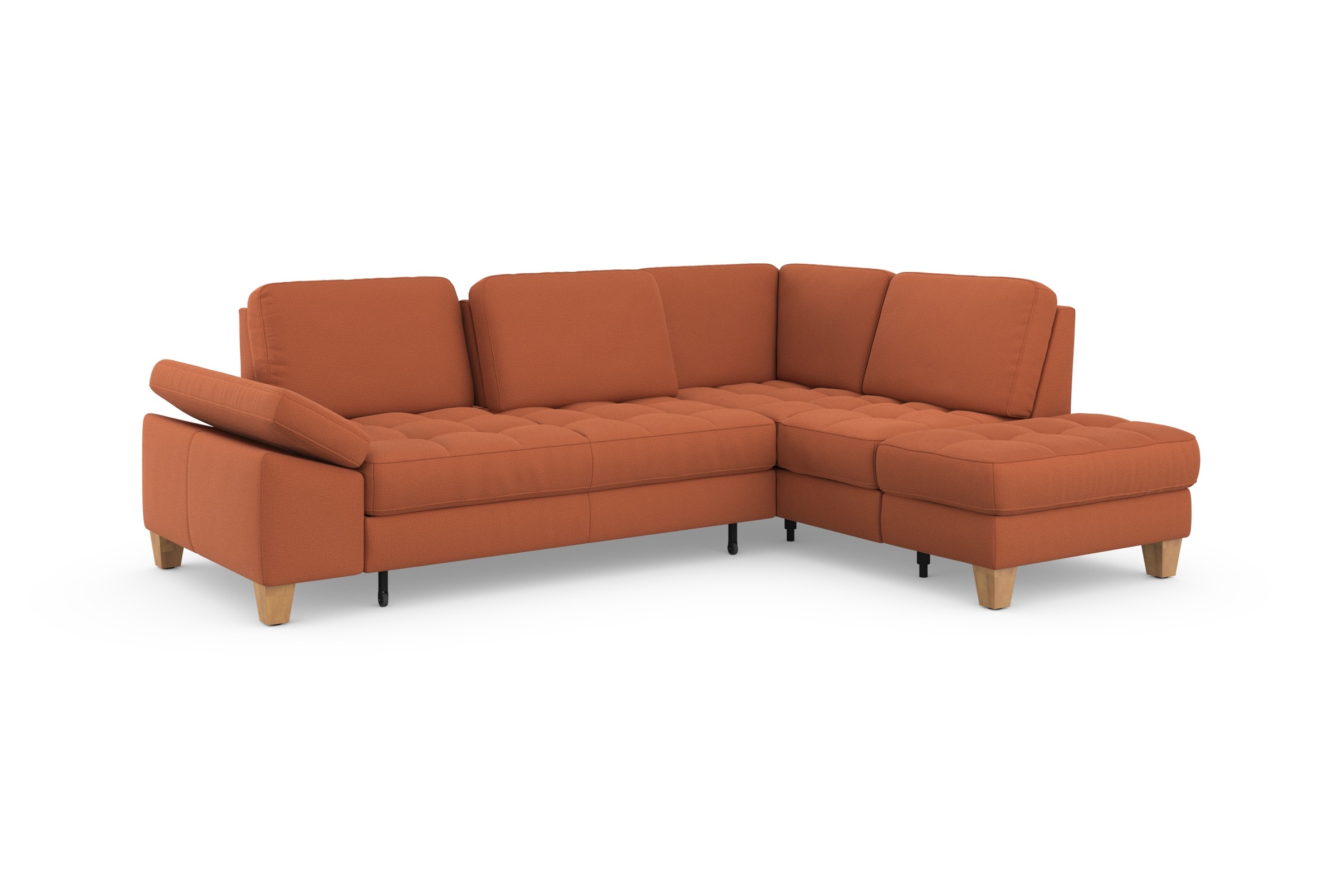 sit&more Ecksofa »Westham L-Form«, mit Ottomane, mit oder ohne Bettfunktion, Bettkasten, Verstellung