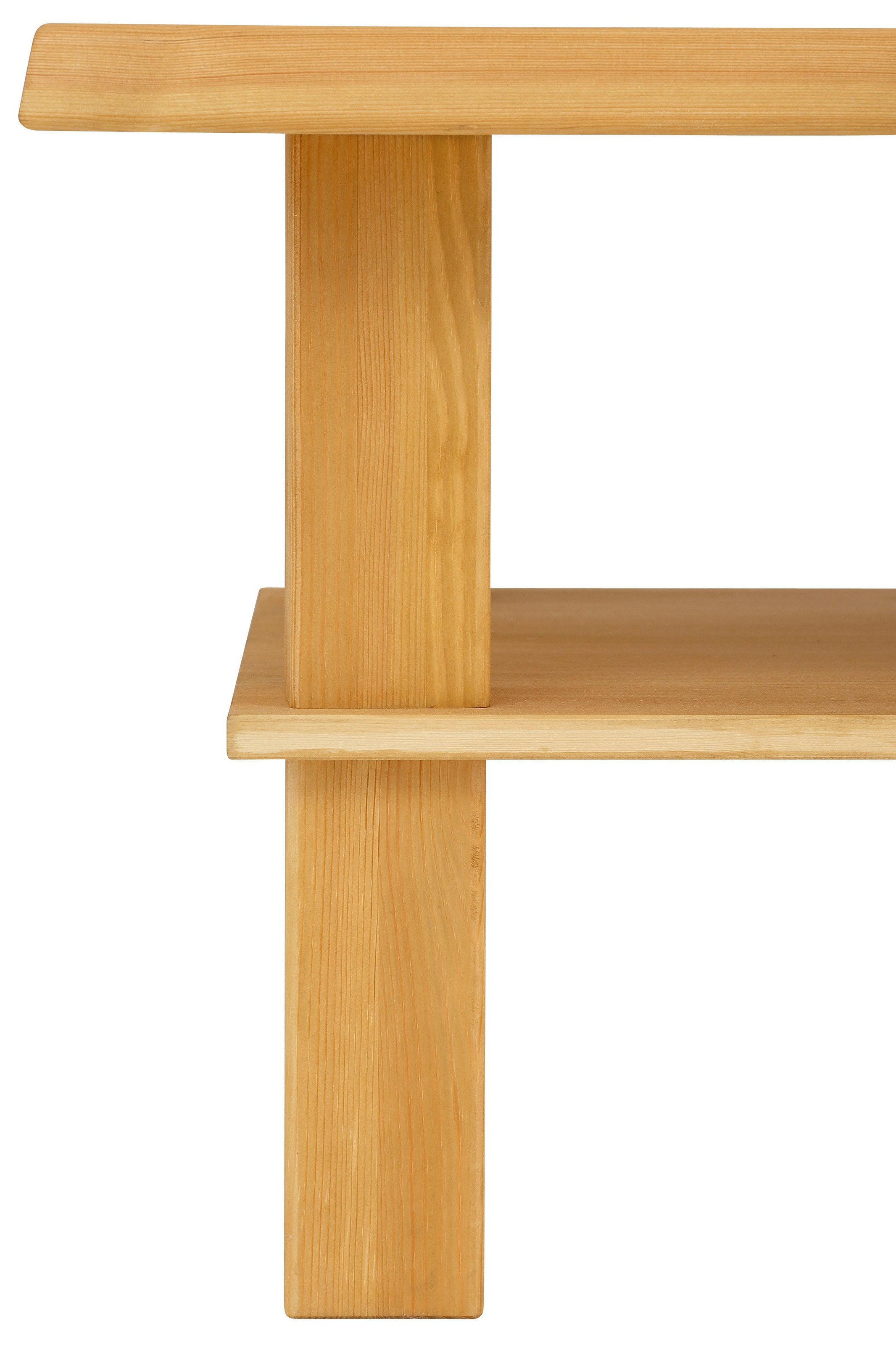 Home affaire Couchtisch »Ixo«, mit 1 Ablageboden, Breite 120 cm, aus masiver Kiefer, FSC®