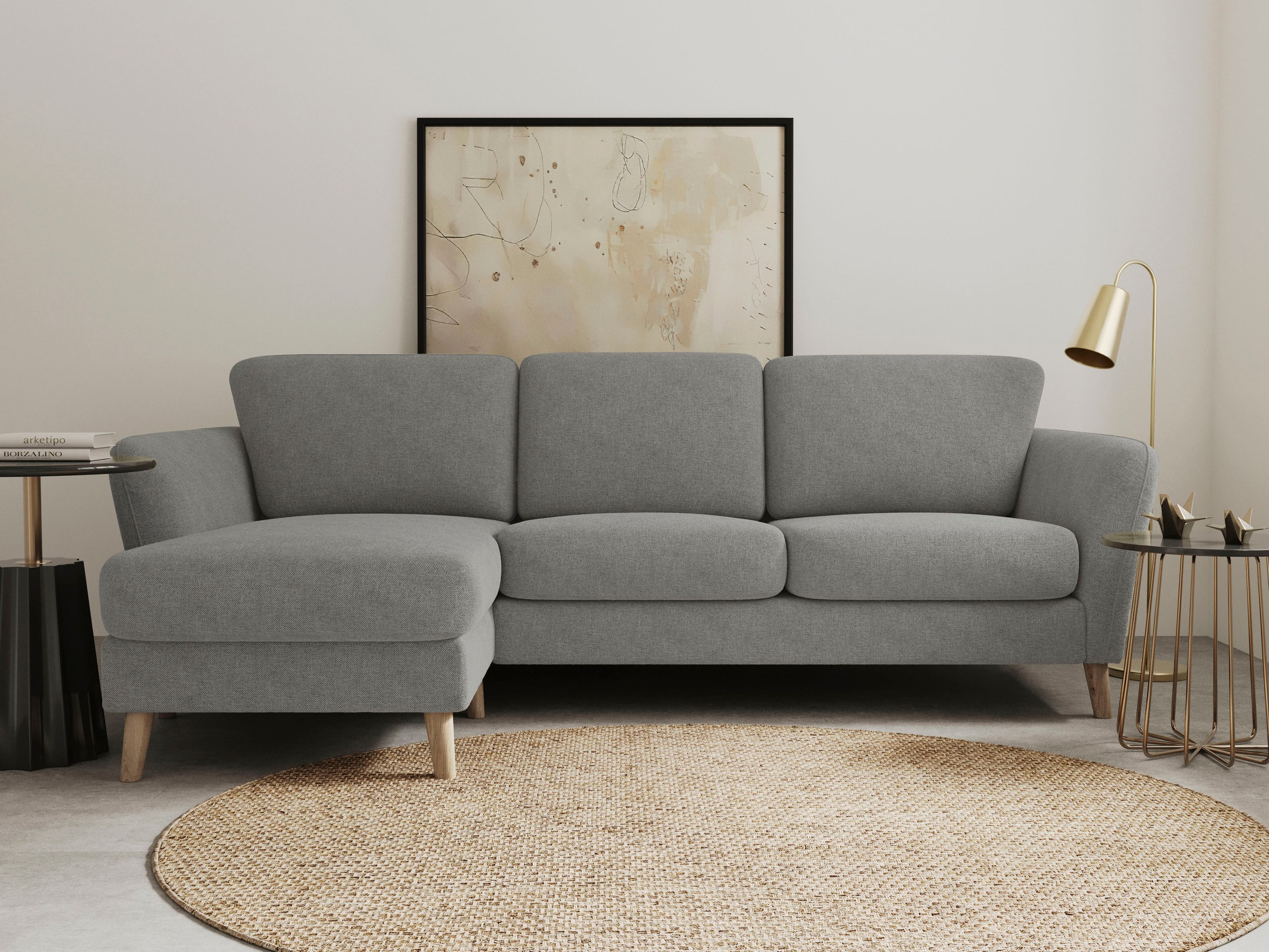 Home affaire Ecksofa »MARSEILLE (242/152cm),L-Form, Rec. rechts/links« Mass günstig online kaufen
