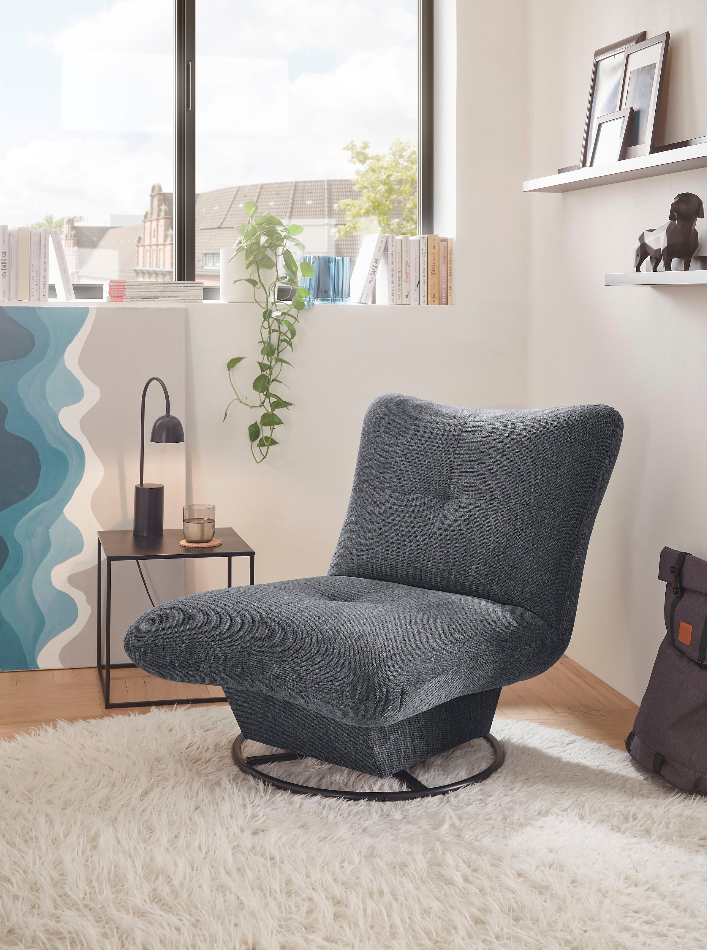 ED EXCITING DESIGN Drehsessel »Maranello«, frei im Raum stellbar, drehbar günstig online kaufen