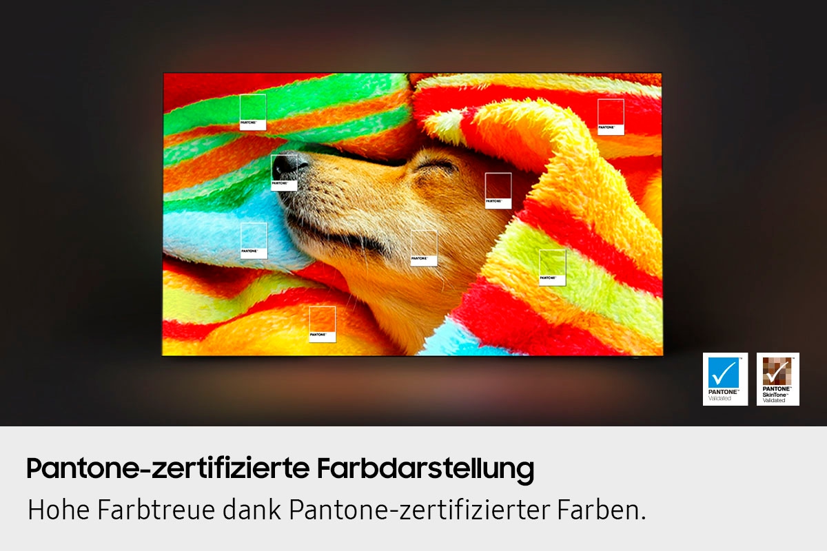 Samsung OLED-Fernseher »GQ83S85FAE«, 4K Ultra HD, Smart-TV, HDR, Dolby Atmos & AI Sound, Pantone Farben, Gaming Hub, bis zu 120Hz