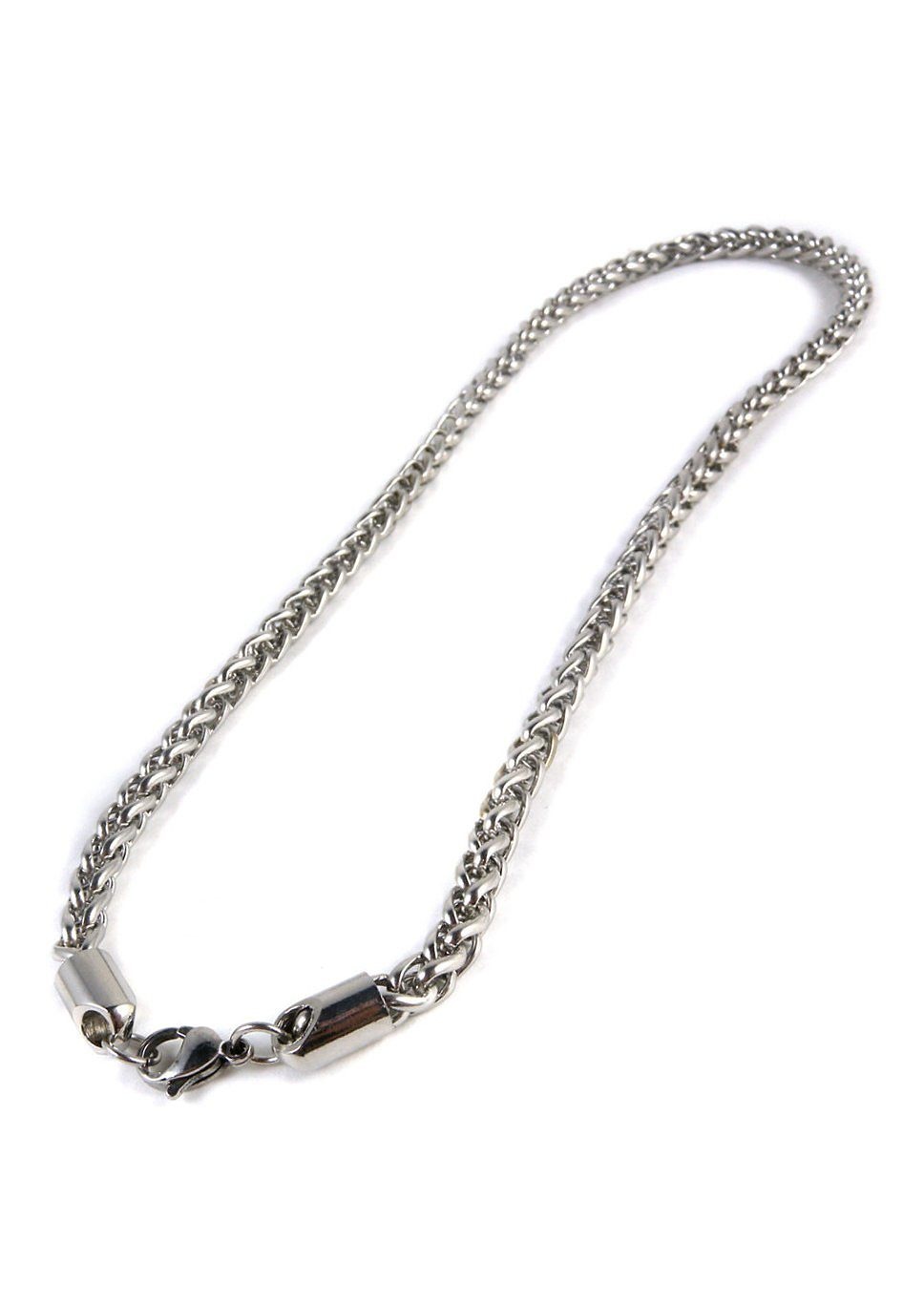 Firetti Edelstahlkette »Schmuck Geschenk Halsschmuck Zopfkette«