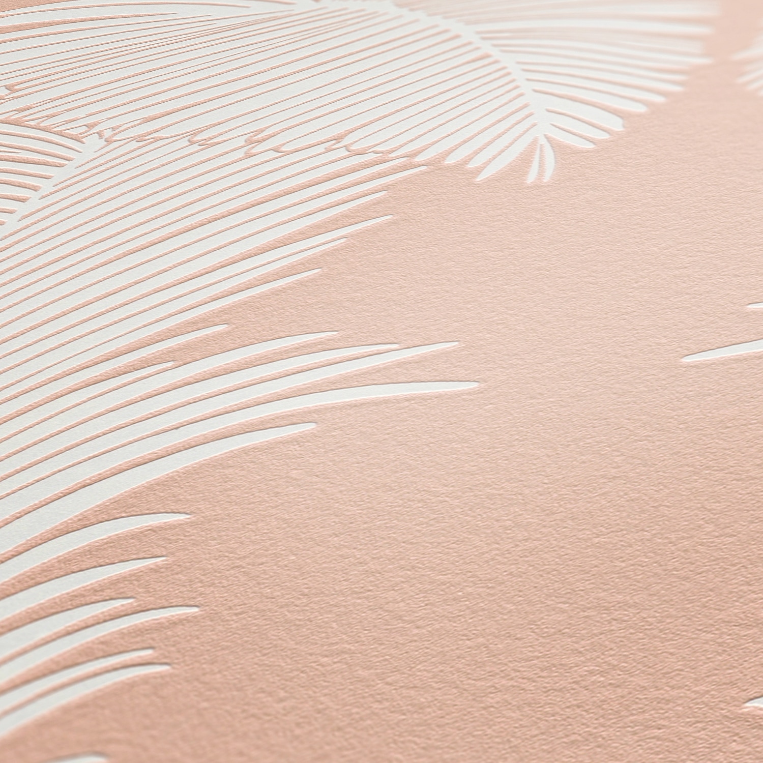 A.S. Création Vliestapete »Trendwall« botanisch | geblümt | tropisch strukturiert Dschungeltapete Tapete Palmen Glänzend Tapeten Wohnzimmer modern Flur