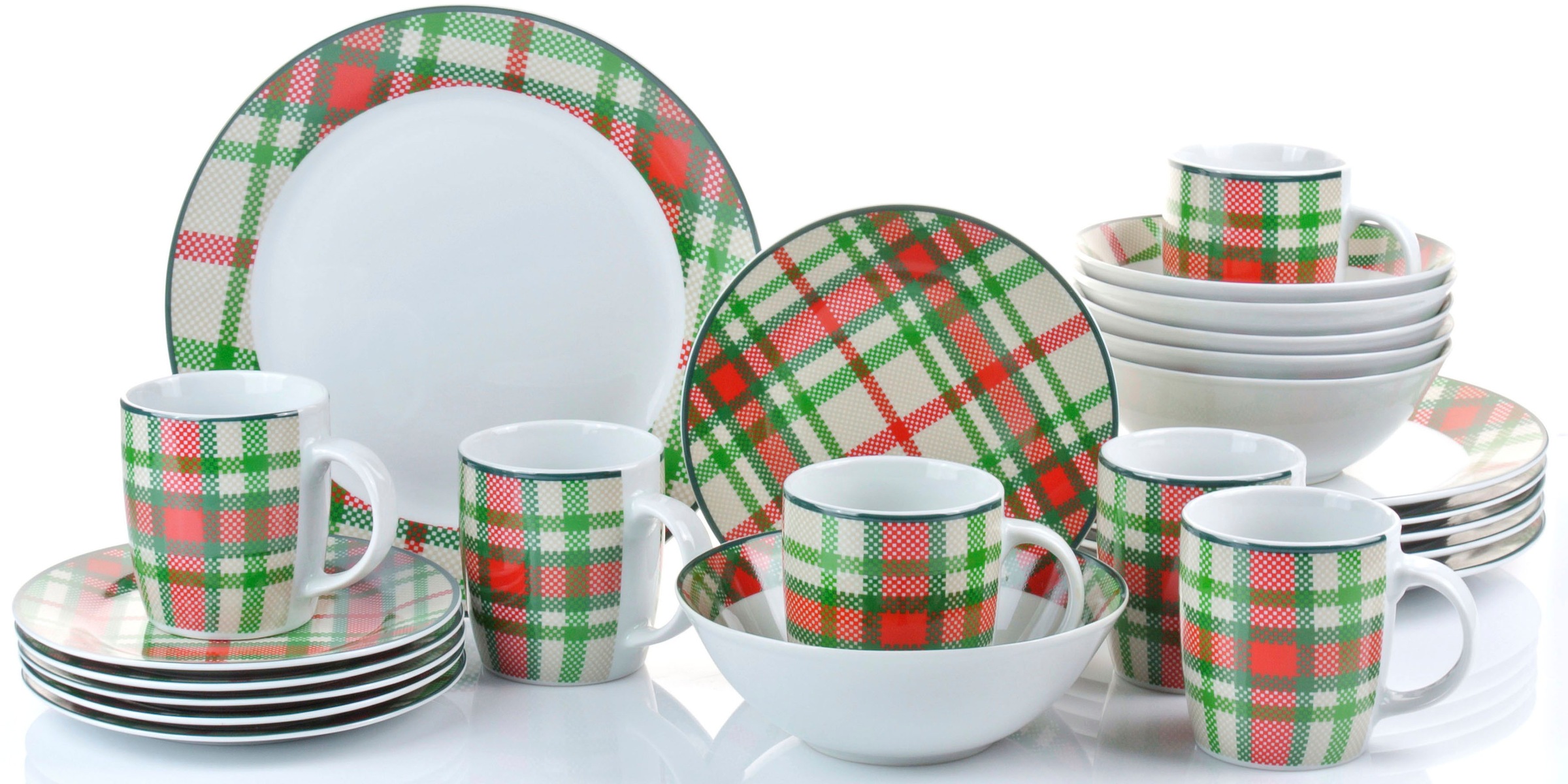 Retsch Arzberg Kombiservice »Highland Green«, (Set, 24 tlg.), traditionelle günstig online kaufen