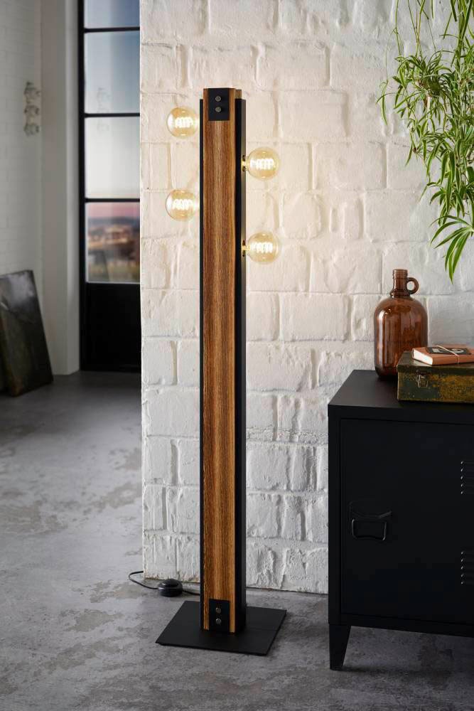 EGLO Stehlampe »LAYHAM«, 4 flammig, Leuchtmittel E27   ohne Leuchtmittel günstig online kaufen