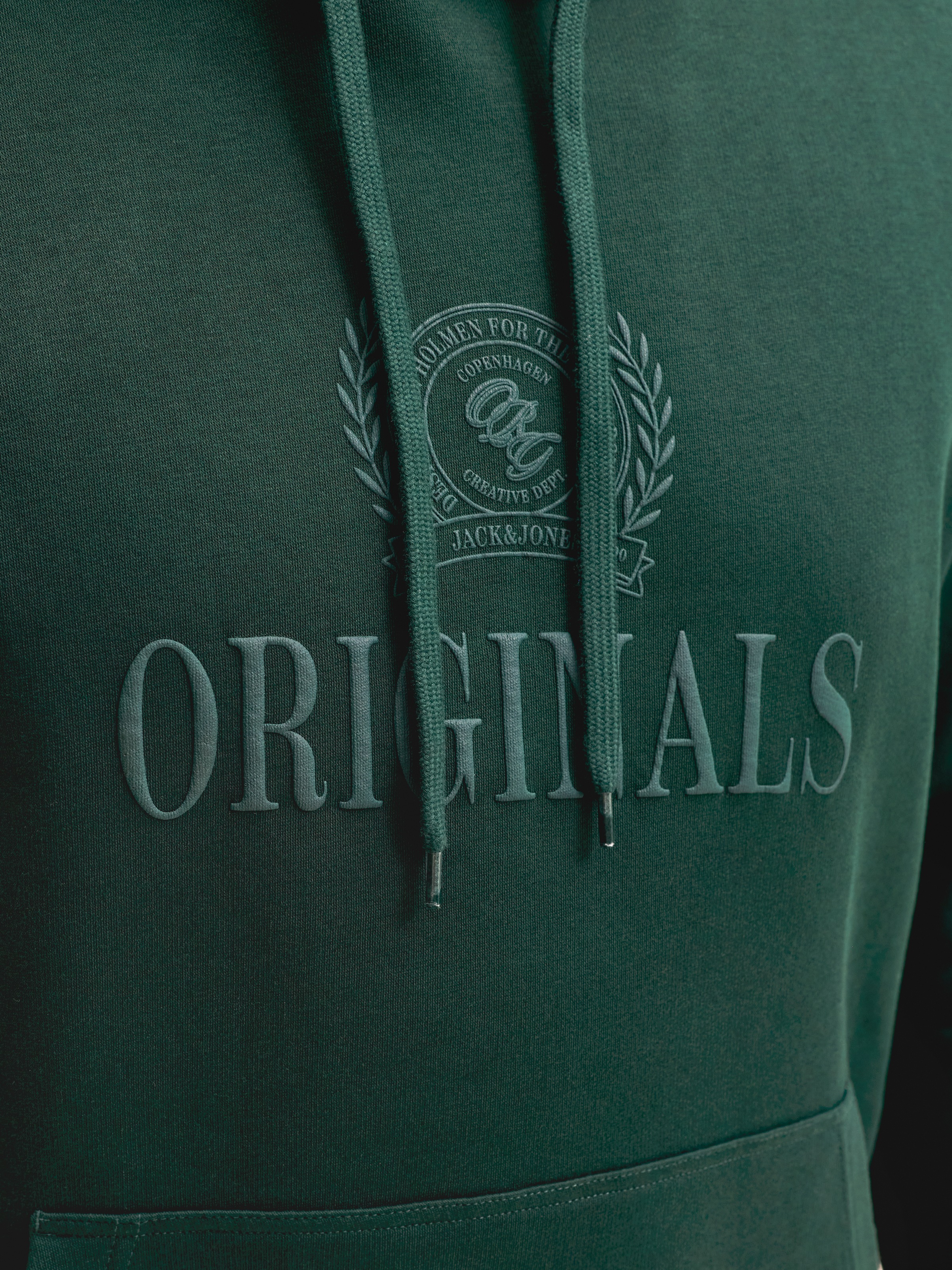 Jack & Jones PlusSize Kapuzensweatshirt »JORFREDERIKSBERG MONOGRAM SWEAT HOOD PLS«, Baumwollmischung, regular fit
