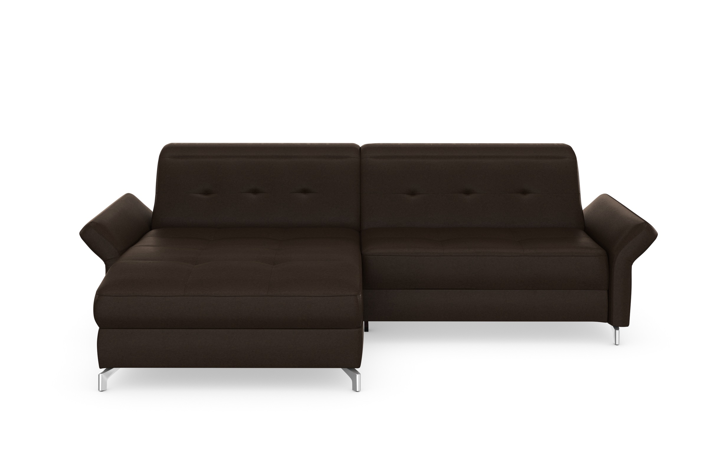 Home affaire Ecksofa »Maredo L-Form« Federkern, wahlweise auch mit Kopfteil günstig online kaufen