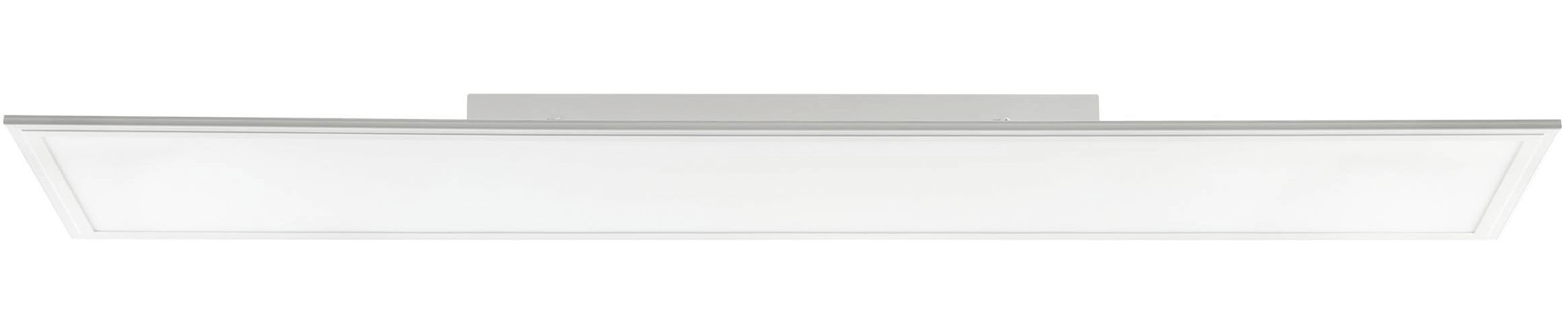 EGLO Rasterleuchte »Salobrena 1 Einbauleuchte, Deckenlampe, Aluminium, Kunststoff, Lampe« LED-Modul 1 Stk. Neutralweiß Rasterleuchte - L120 x B30 x H1,1 cm - weiß - 33W inkl.