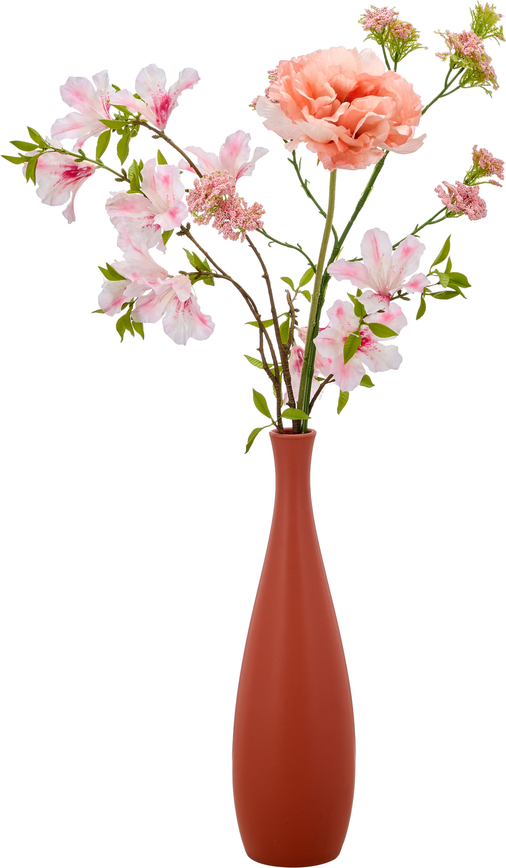 Creativ green Kunstblumenstrauß »Magnolienzweige in Vase« mit traumhaft schönen Blüten