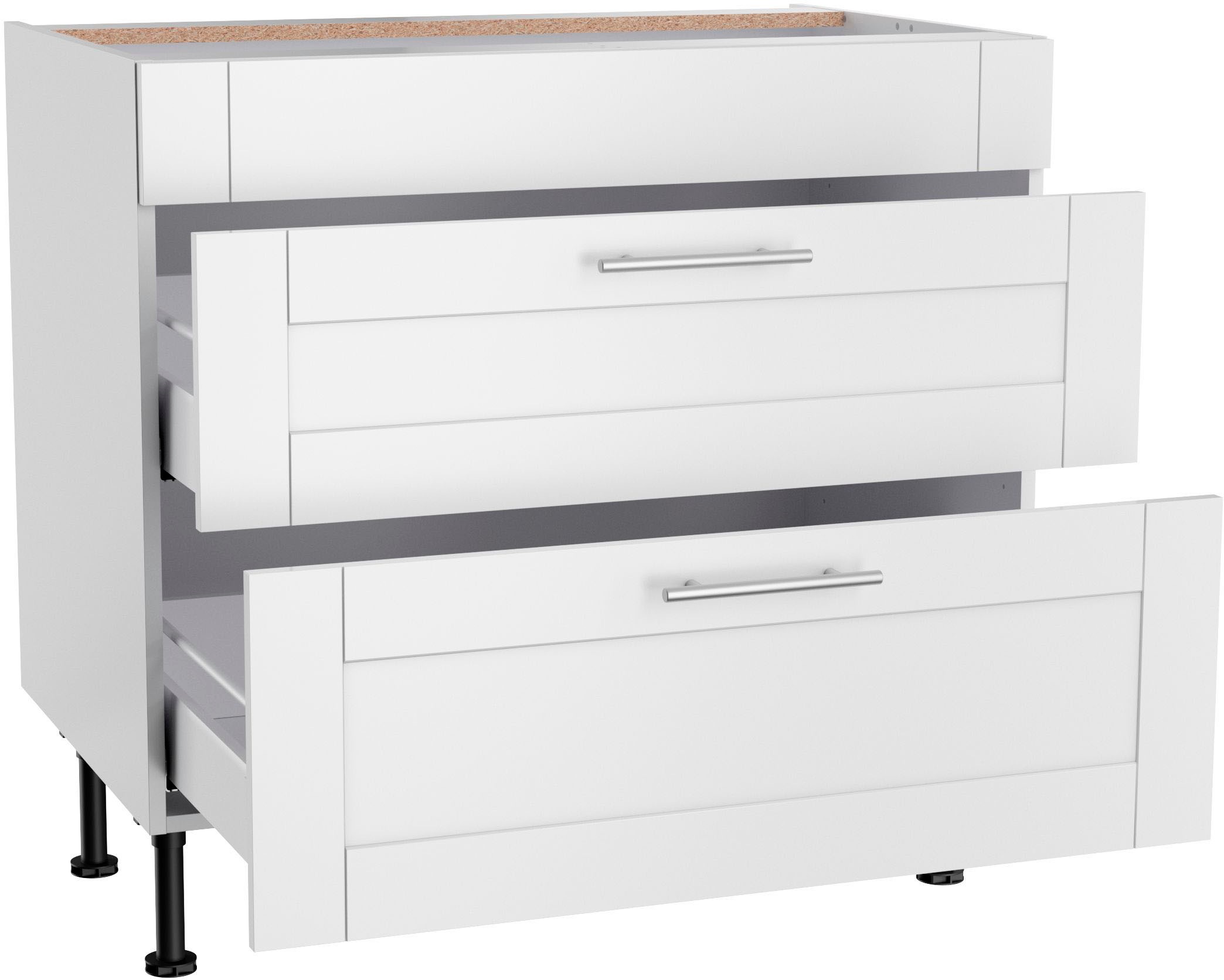 KOCHSTATION Kochfeldumbauschrank »KS-Ahus«, Breite 90 cm