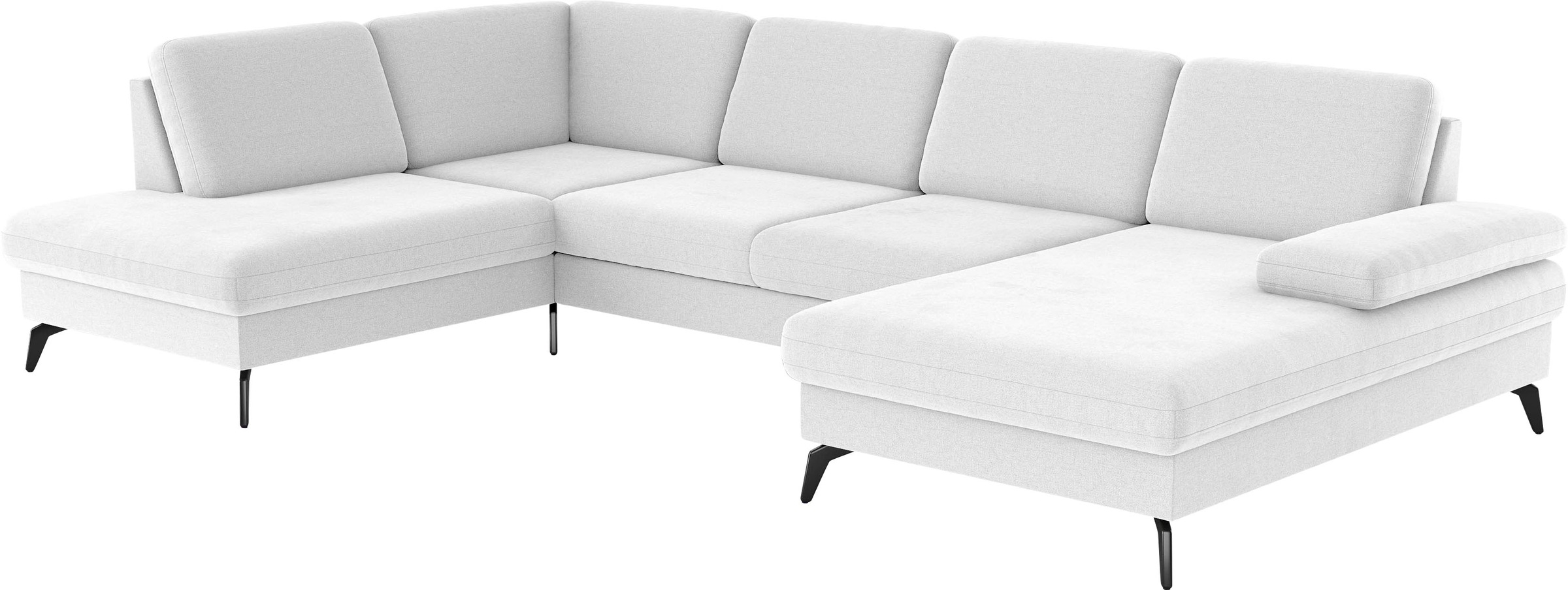 sit&more Wohnlandschaft »Morris U-Form, inkl. Sitztiefenverstellung«, wahlweise mit Armteilverstellung, Bettfunktion & Bettkasten