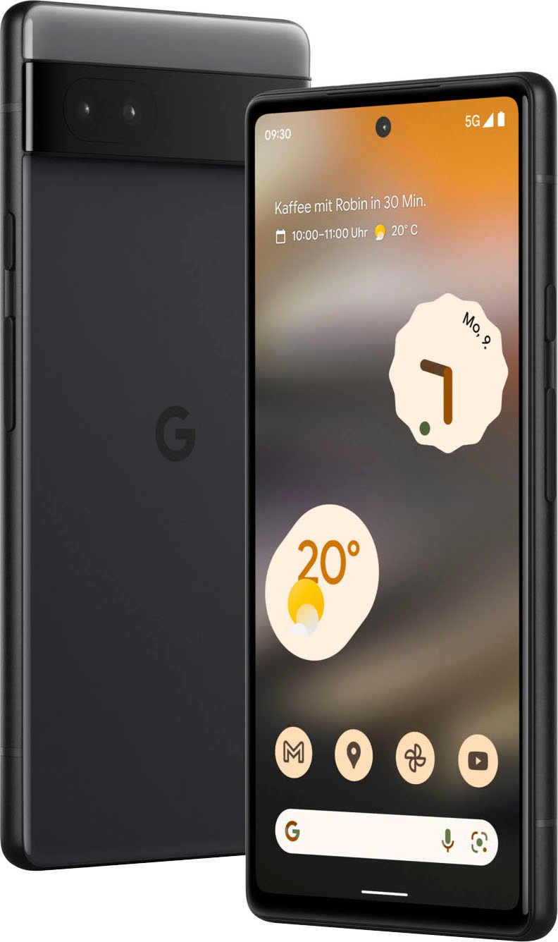 Google Smartphone »Pixel Zoll, cm/6,1 Chalk, GB MP 12,2 128 6a«, Kamera 15,6 online Speicherplatz, kaufen