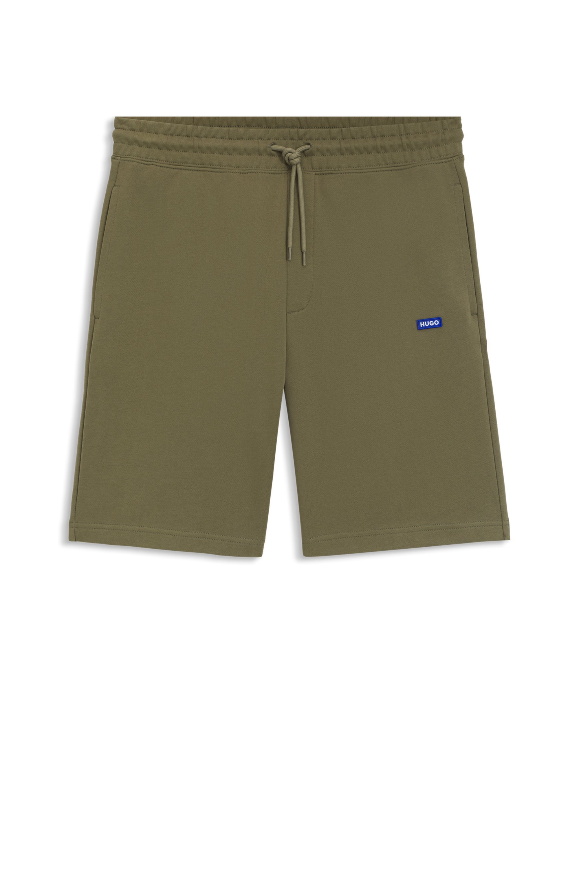 HUGO Blue Sweatshorts »Nasensio«, mit Markenlabel
