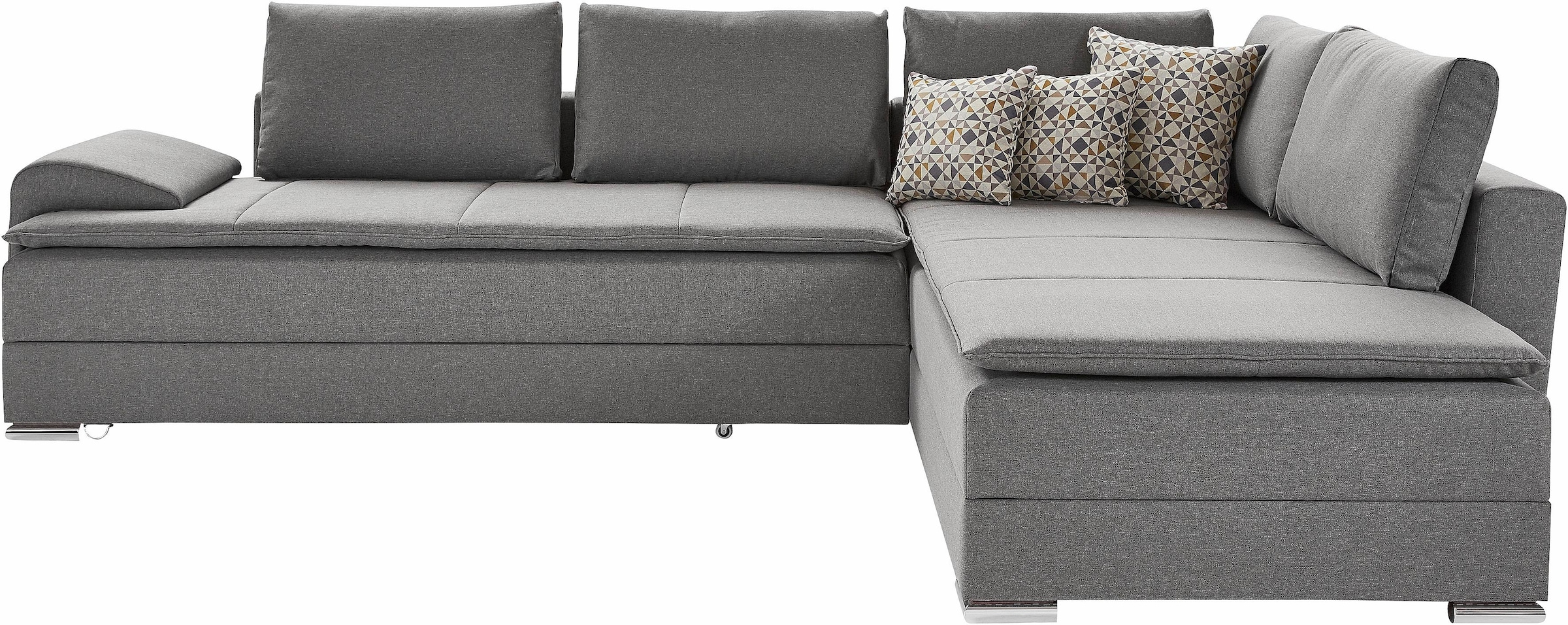 INOSIGN Ecksofa »Night & Day L-Form«, mit Boxspring Bettfunktion 180x200 cm, Dauerschläfer