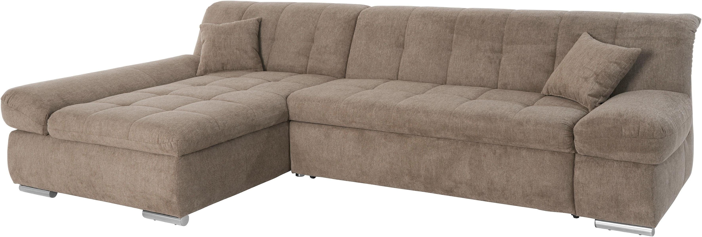 DOMO collection Ecksofa »Mona L-Form«, wahlweise mit Bettfunktion