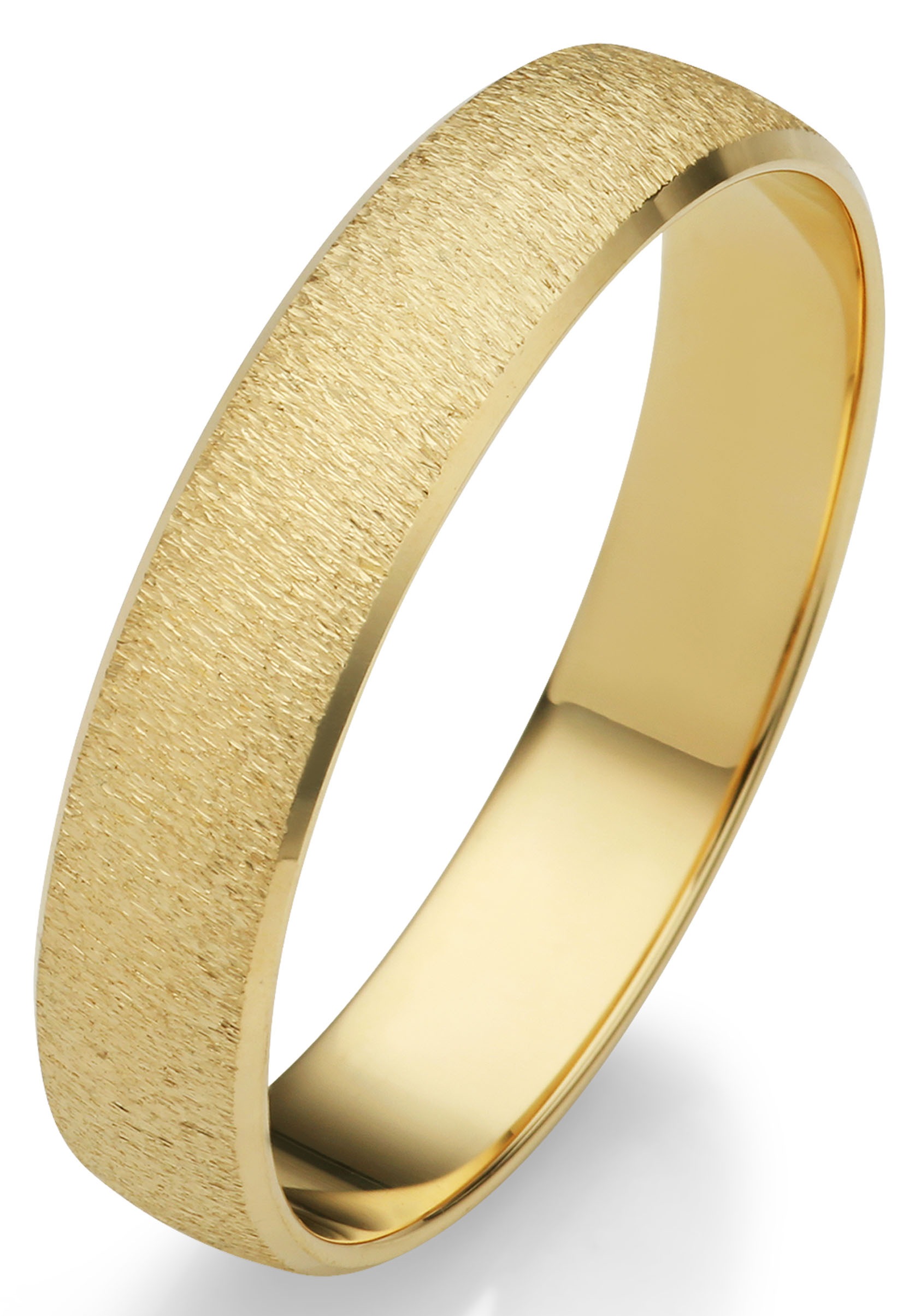 Firetti Trauring »Schmuck Geschenk Gold 375 Hochzeit Ehering "LIEBE"«, Made in Germany, wahlweise mit oder ohne Brillant