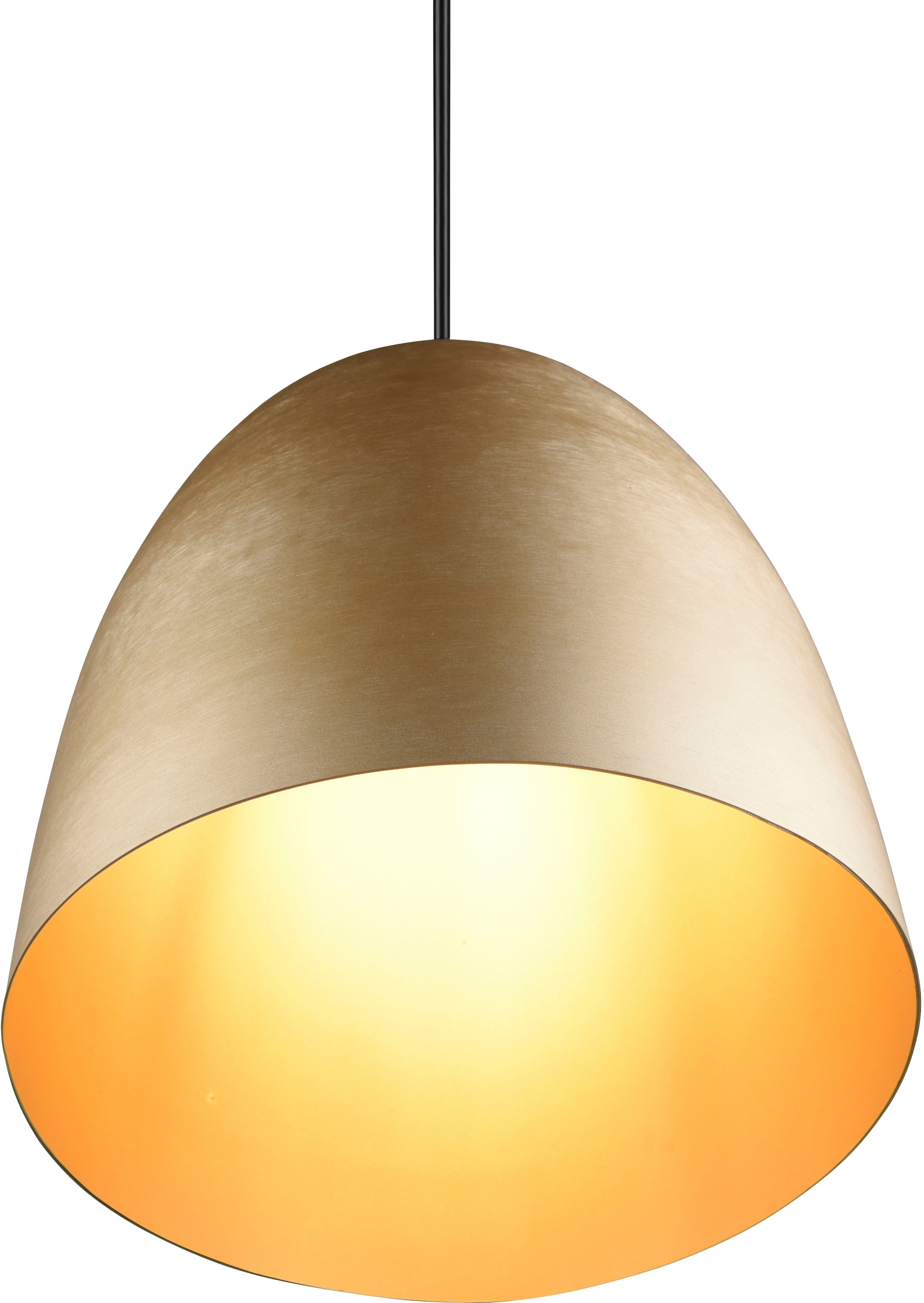 REALITY Leuchten Pendelleuchte »Tilda«, 1 flammig, Leuchtmittel E27 | ohne Leuchtmittel, elegante Hängelampe, max 150cm höhenverstellbar, exkl 1xE27 max 40W