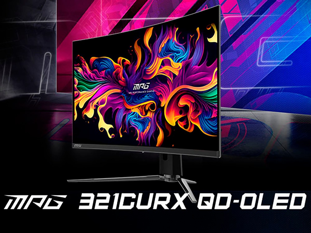 MSI Curved-Gaming-Monitor »MPG 321CURX QD-OLED«, 80 cm/32 Zoll, 3840 x 2160 px, 4K Ultra HD, 0,03 ms Reaktionszeit, 240 Hz