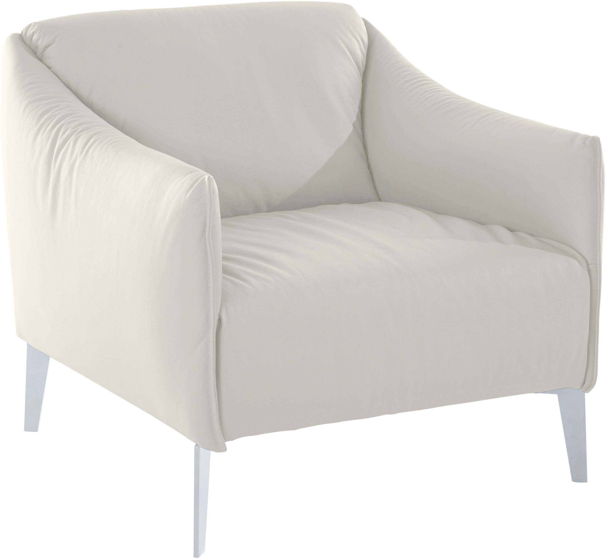 W.SCHILLIG Cocktailsessel »sally« mit Metall-Winkelfüßen in Silber matt günstig online kaufen