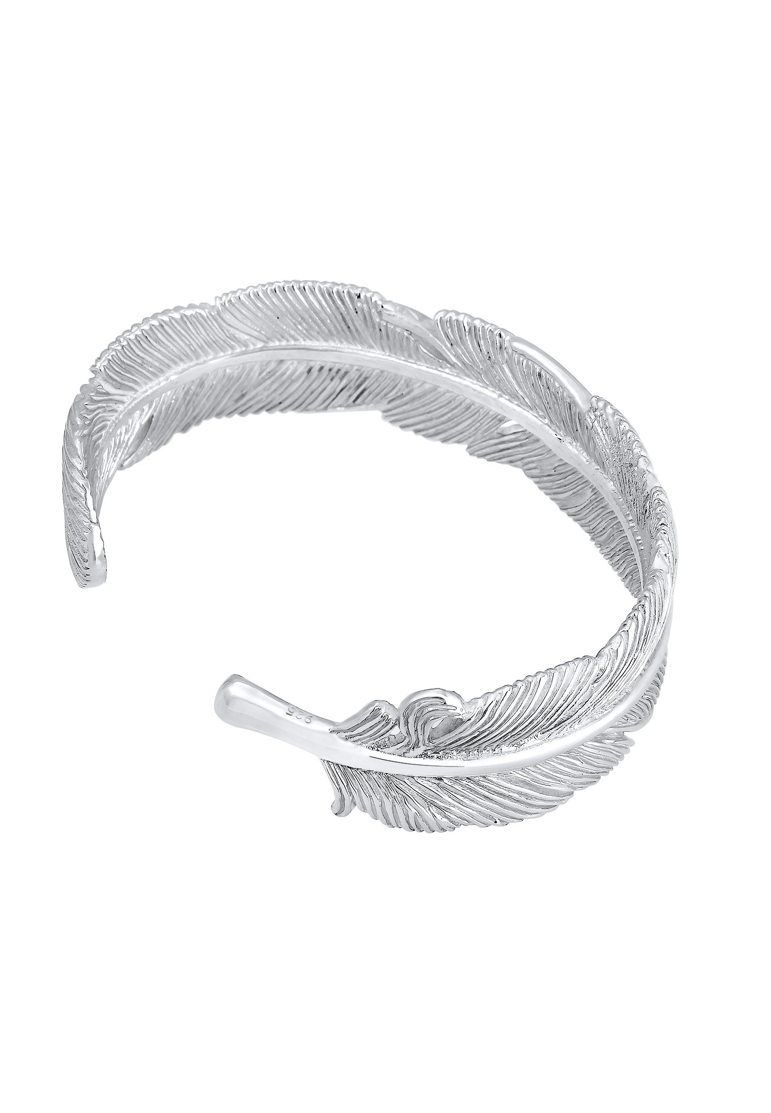 Elli Premium Armreif »Armspange Feder 925 Sterling Silber«
