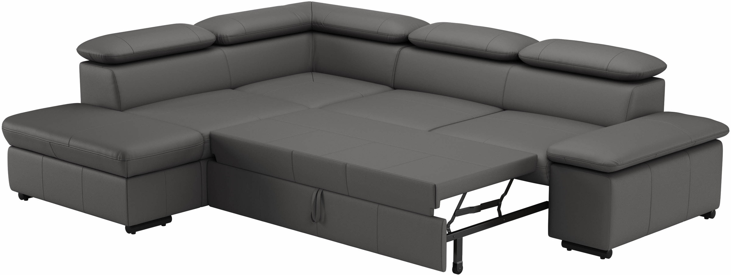 sit&more Ecksofa »Alcudia L-Form«, mit Armteilverstellung, optional Kopfteilverstellung und Bettfunktion