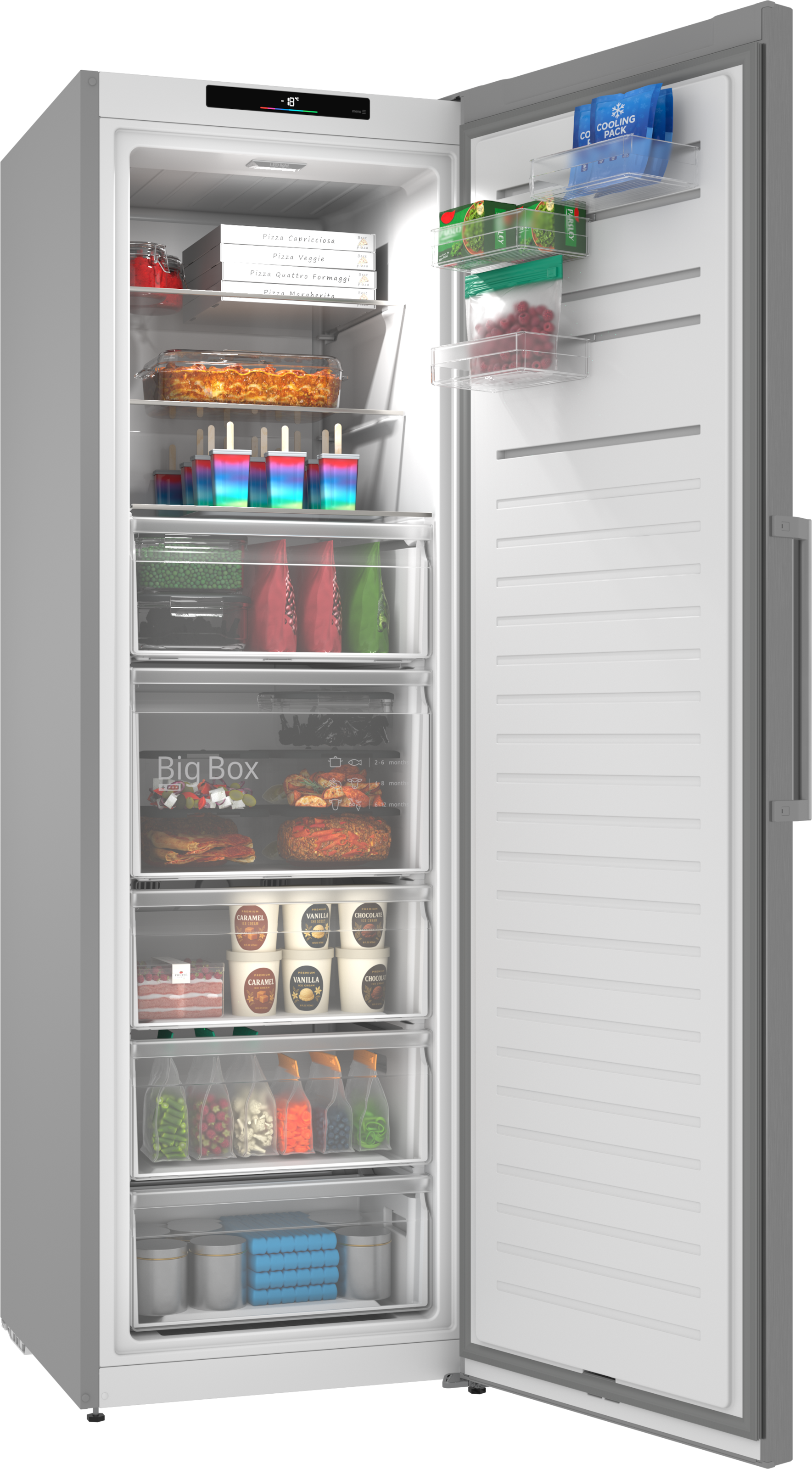 BOSCH Gefrierschrank Serie 4 »GSN36VLCG« 186,2 cm hoch 59,5 cm breit Nie wieder abtauen mit leisem No Frost Gefrierschrank.