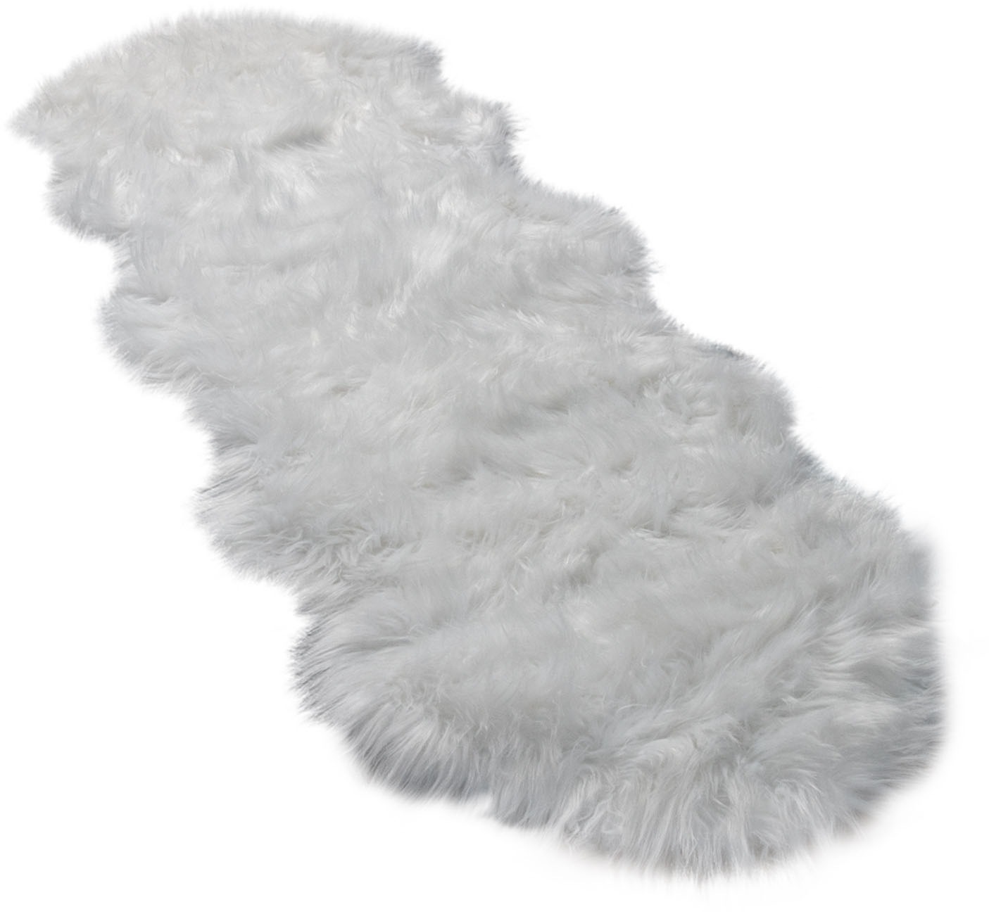 Paco Home Fellteppich »Playa 960«, fellförmig, 64 mm Höhe, Kunstfell, Floka günstig online kaufen