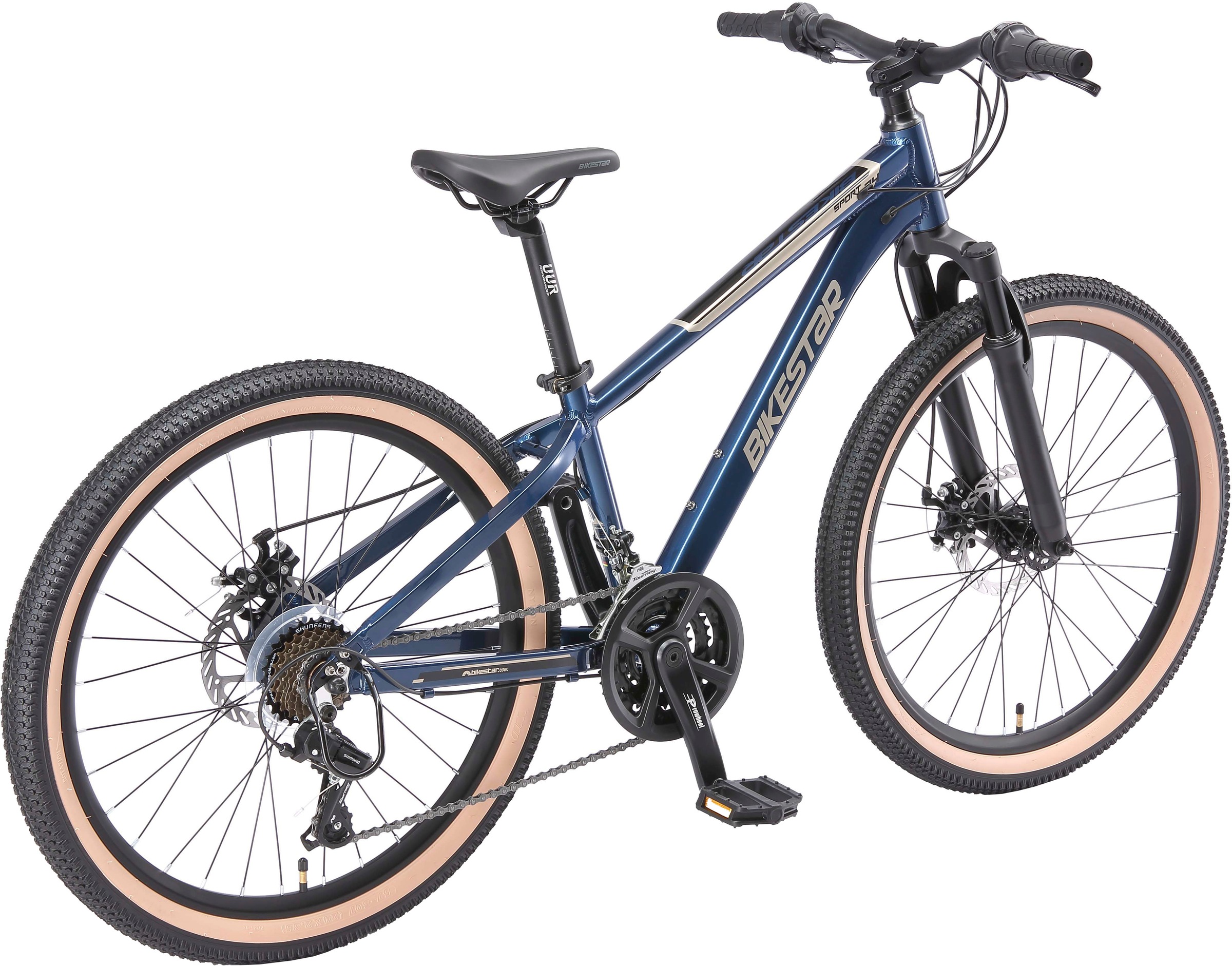 Bikestar Jugendfahrrad 21 Gang Shimano RD-TY21 Schaltwerk Kettenschaltung